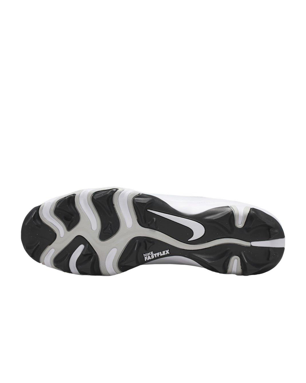 Nike Diamond Clutch "White/Photon Dust/Black" Men's Baseball Cleat - WHITE/GREY/BLACK Thumbnail View 9