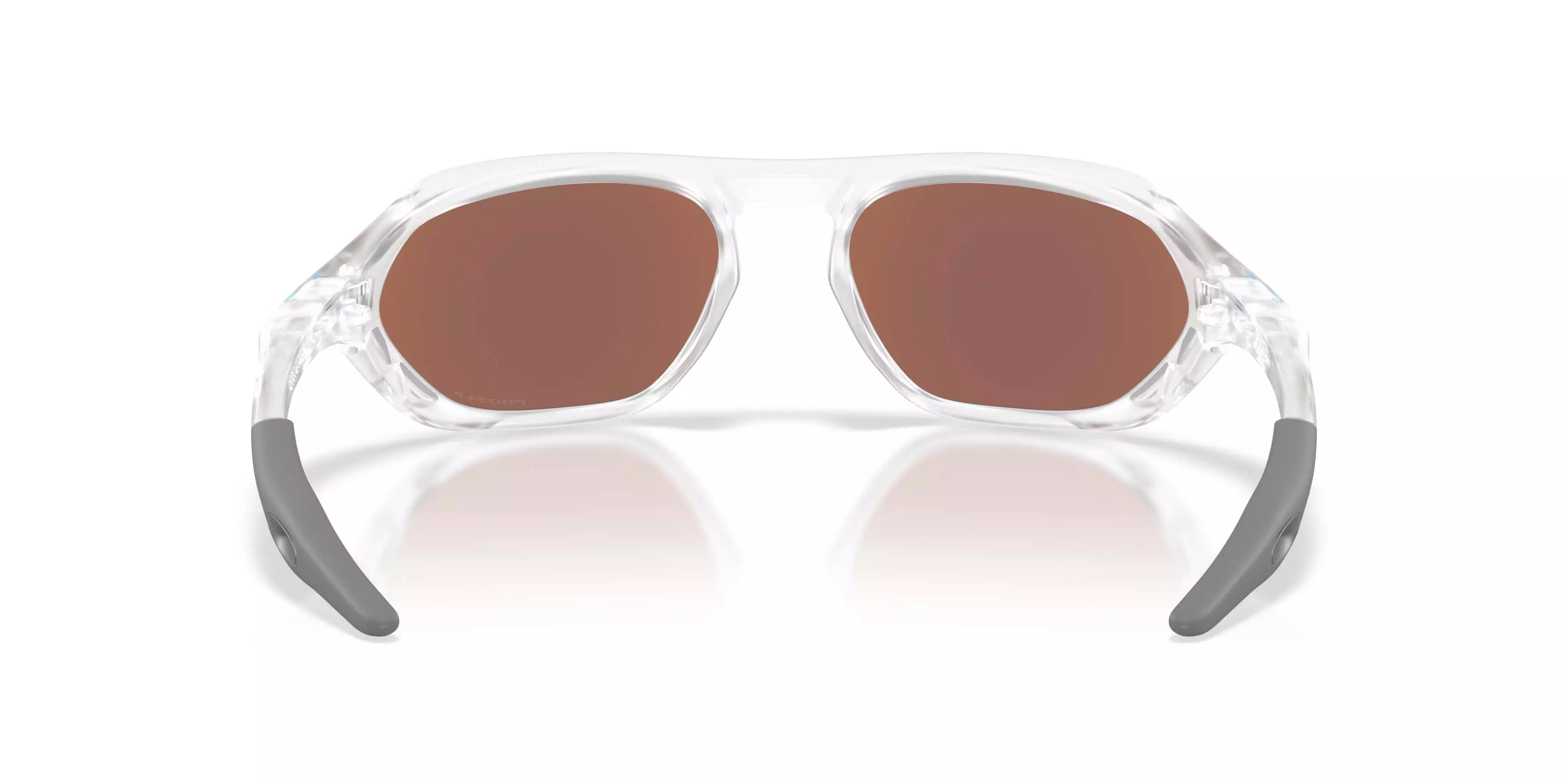 Oakley Cage Jacket Prizm Deep Water Polarized Sunglasses - Matte Clear - CLEAR/BLUE