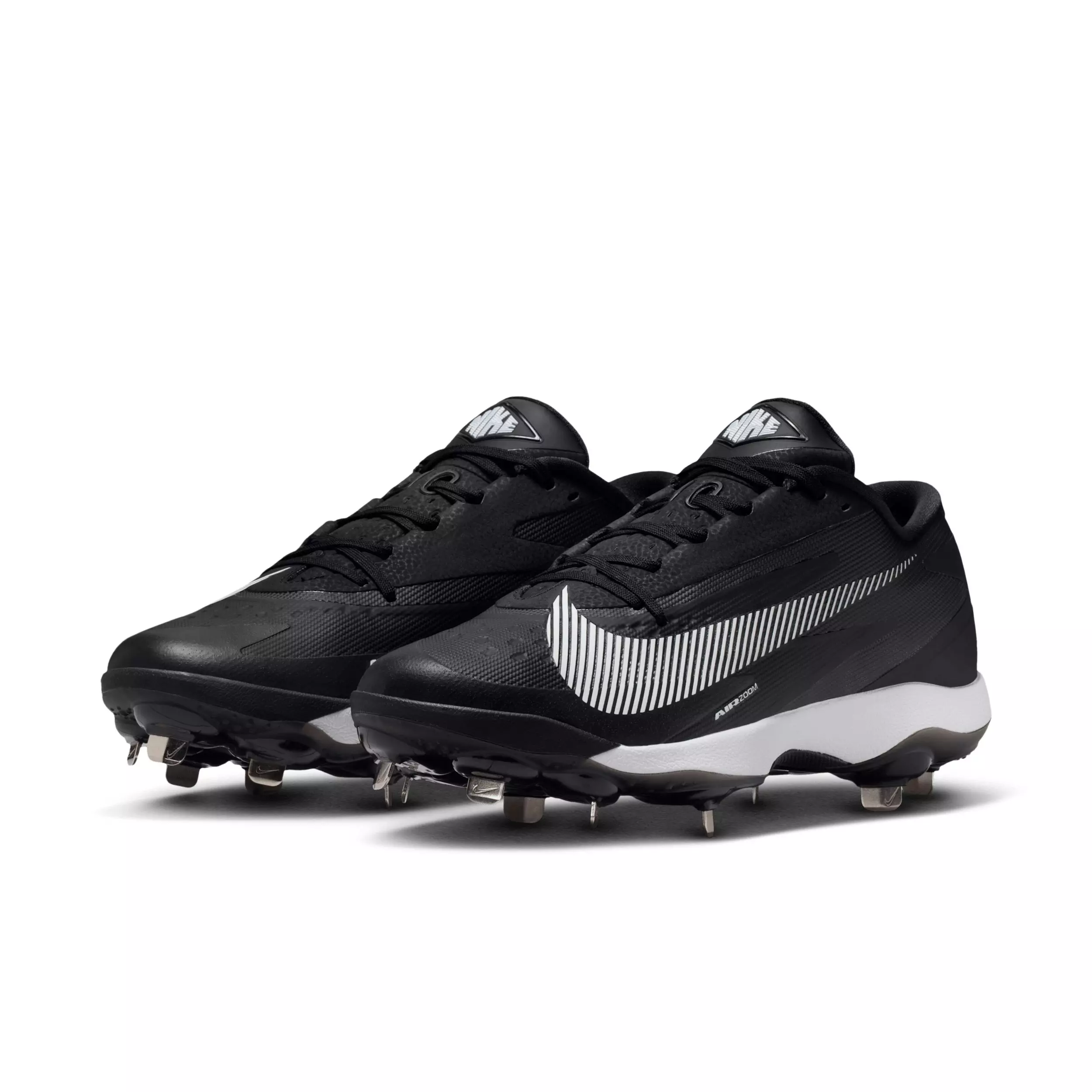 Nike Diamond Standout MTL "Black/White" Men's Baseball Cleat - BLACK/WHITE