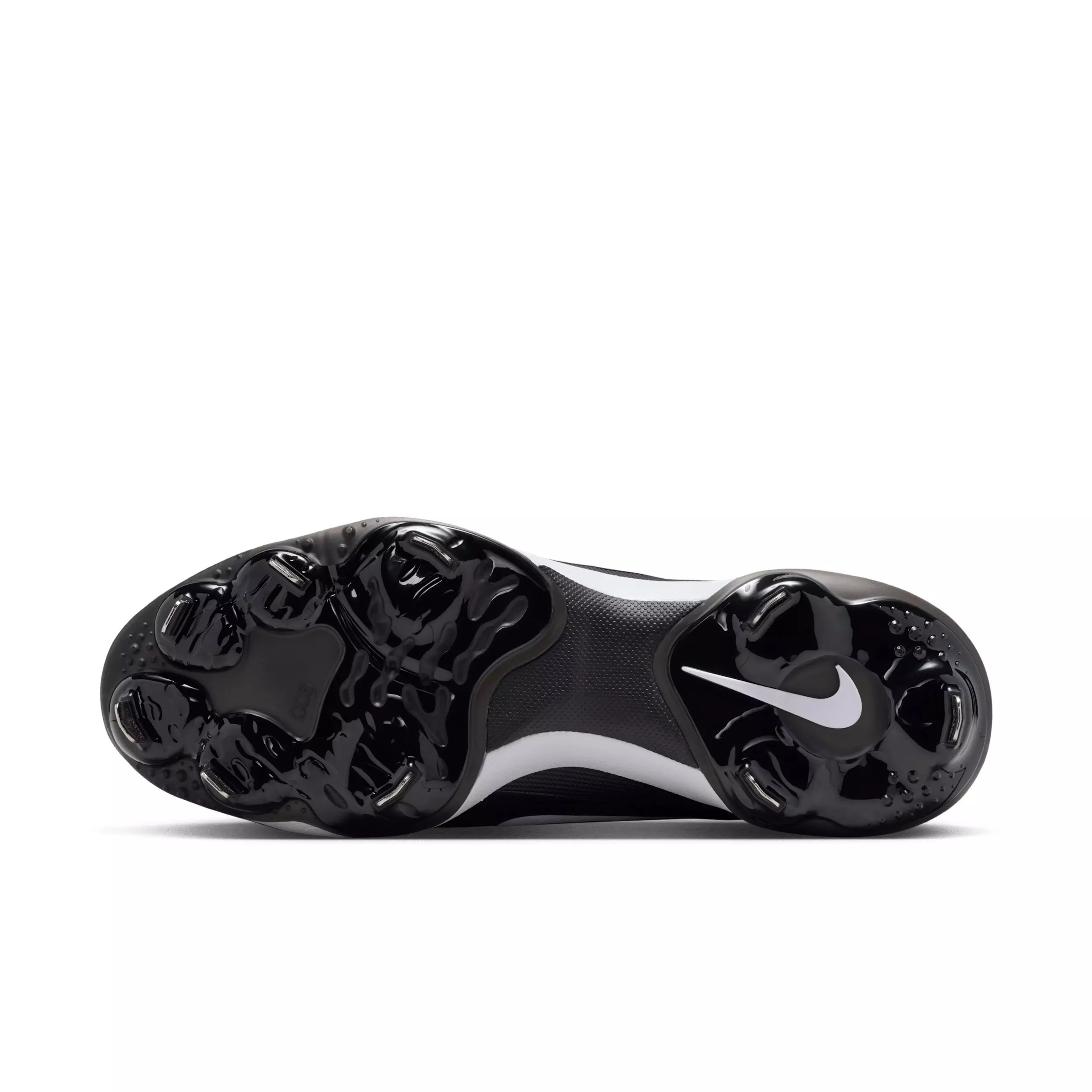 Nike Diamond Standout MTL "Black/White" Men's Baseball Cleat - BLACK/WHITE