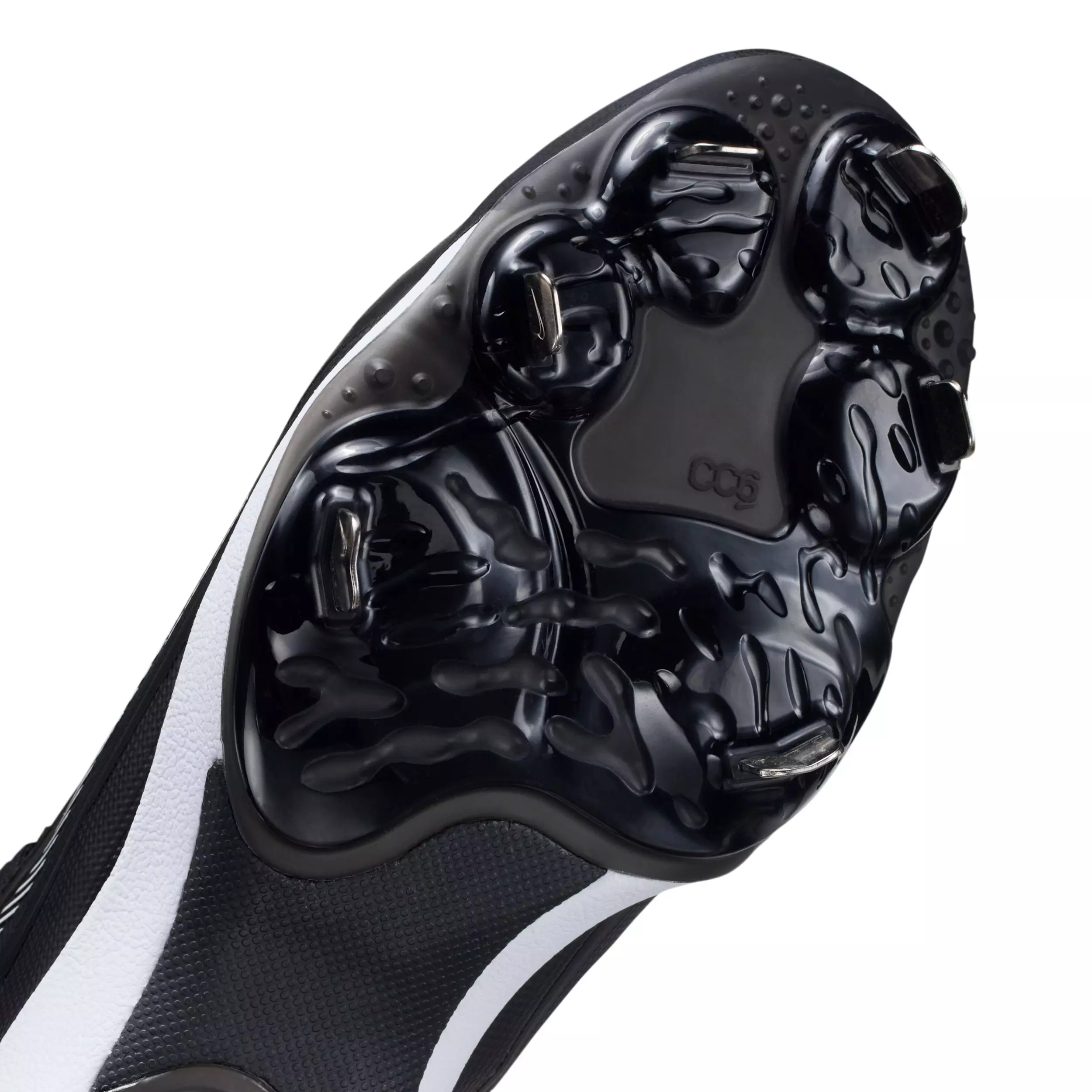 Nike Diamond Standout MTL "Black/White" Men's Baseball Cleat - BLACK/WHITE