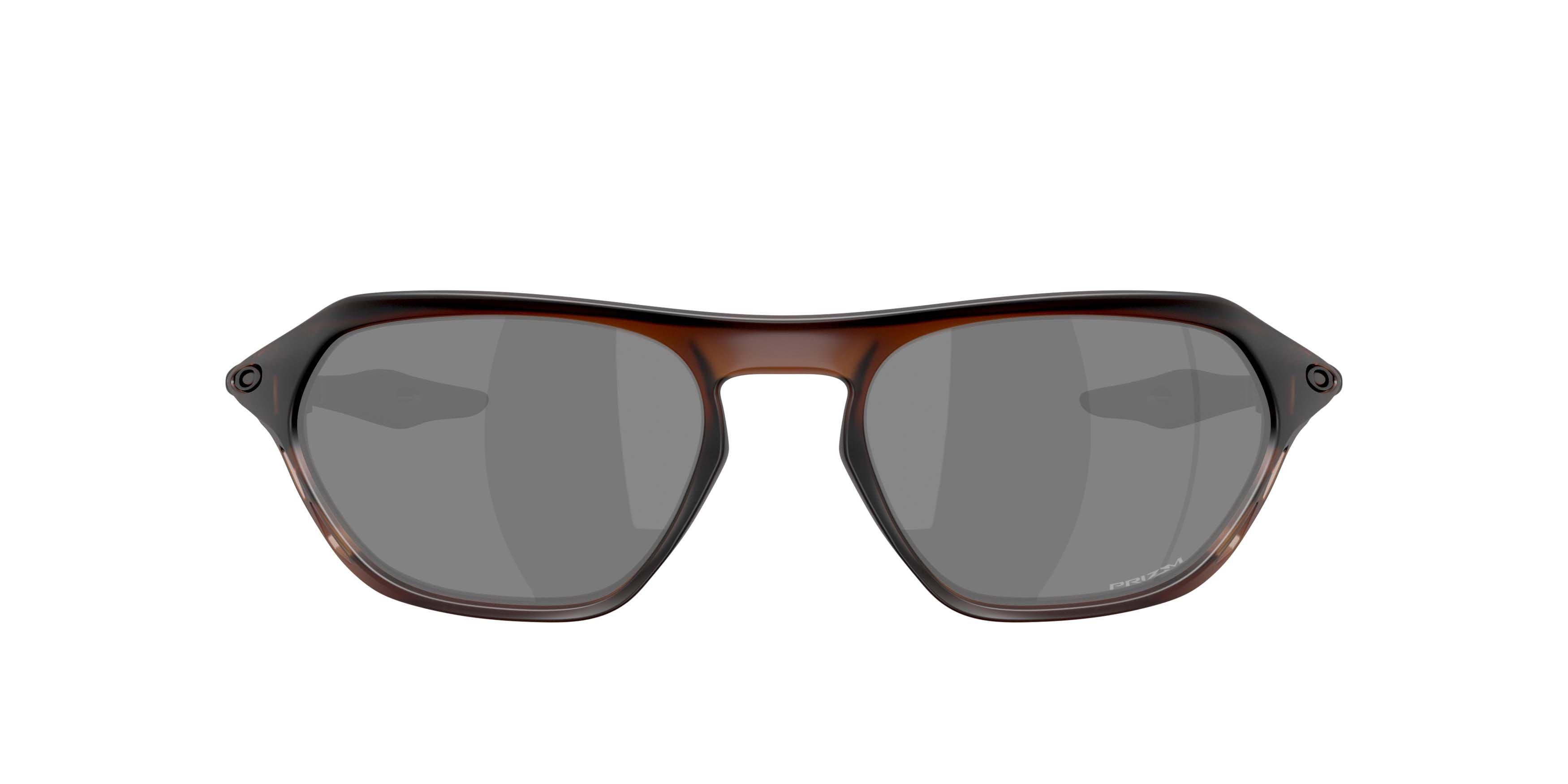 Oakley Cage Jacket Prizm Black Sunglasses - Matte Rootbeer - BROWN/BLACK