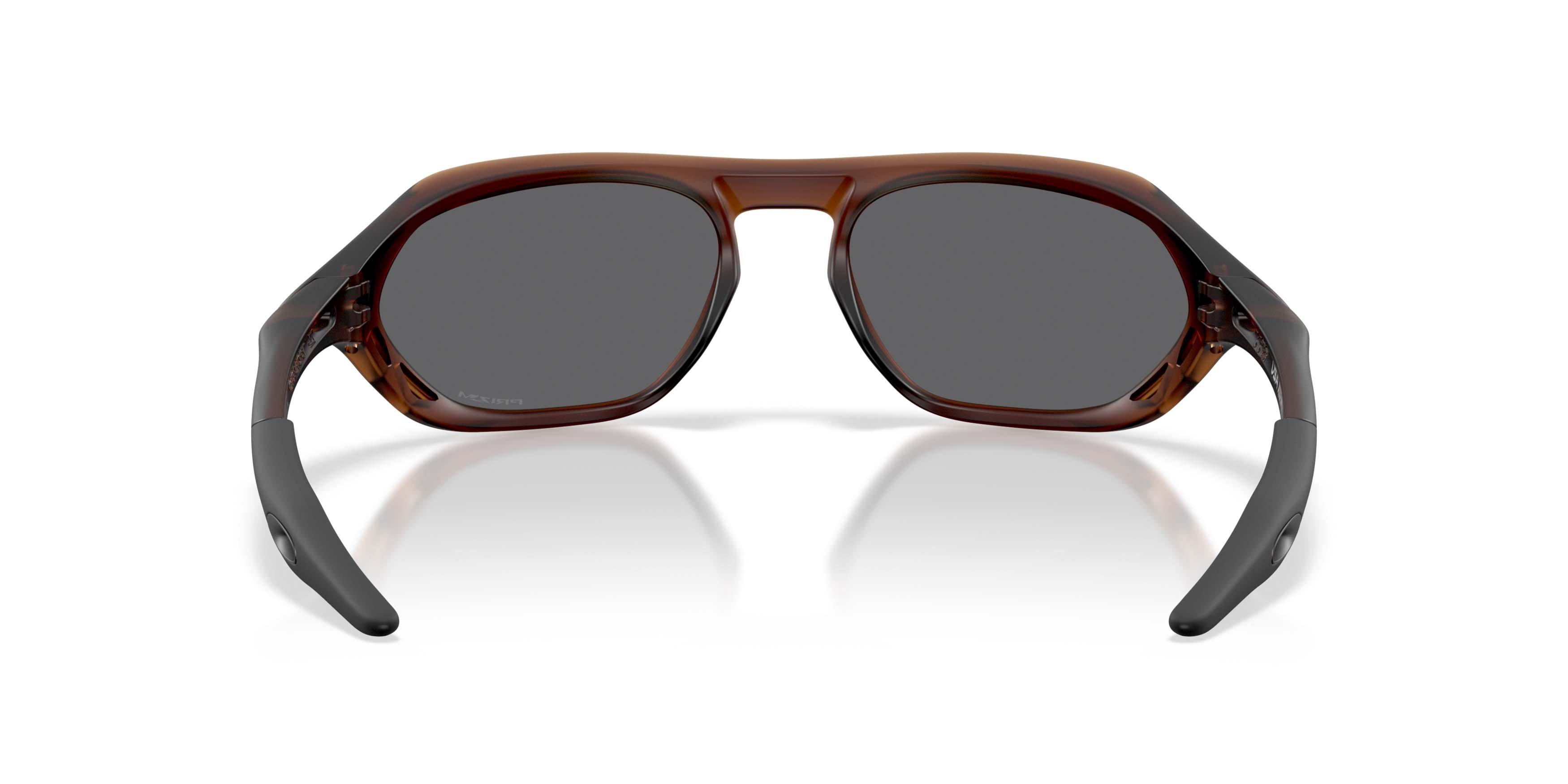 Oakley Cage Jacket Prizm Black Sunglasses - Matte Rootbeer - BROWN/BLACK