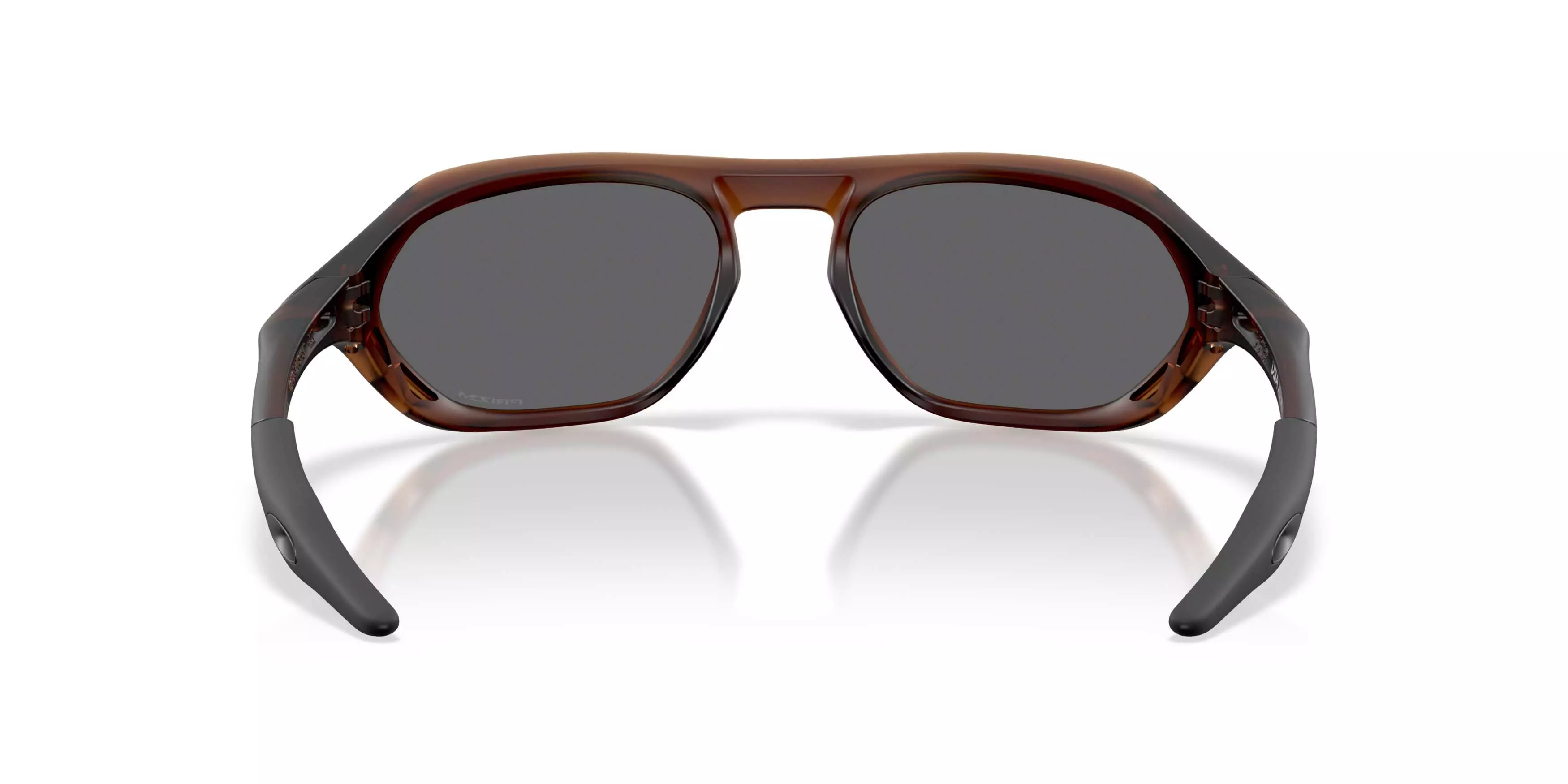 Oakley Cage Jacket Prizm Black Sunglasses - Matte Rootbeer - BROWN/BLACK