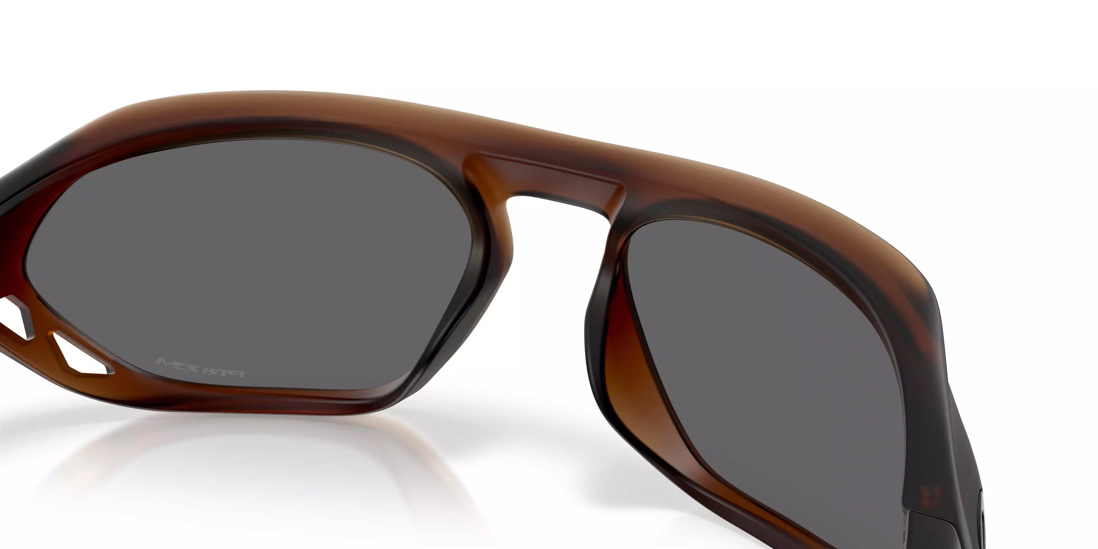 Oakley Cage Jacket Prizm Black Sunglasses - Matte Rootbeer - BROWN/BLACK