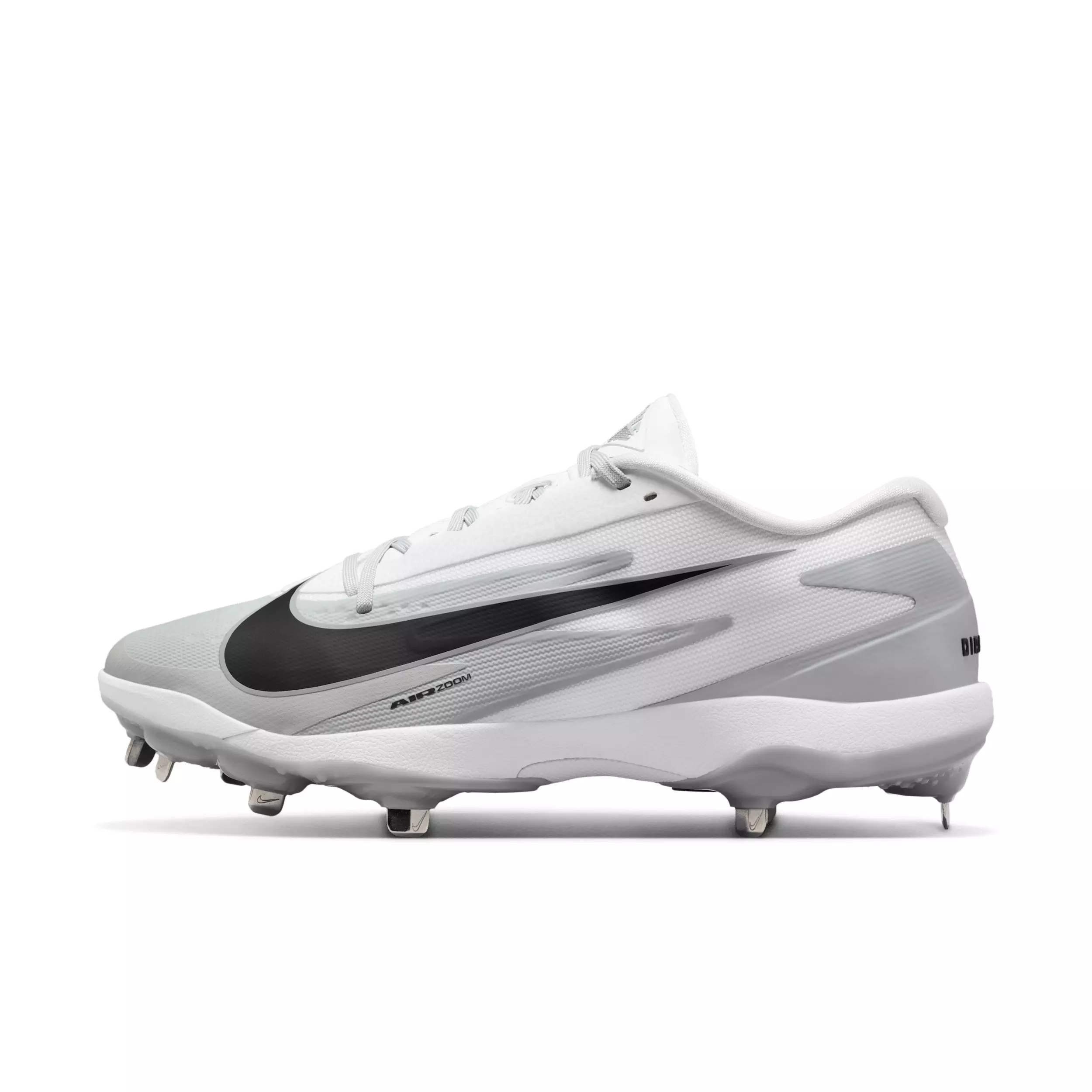 Nike Diamond Standout MTL "Wolf Grey/White/Black" Men's Baseball Cleat - GREY/WHITE/BLACK