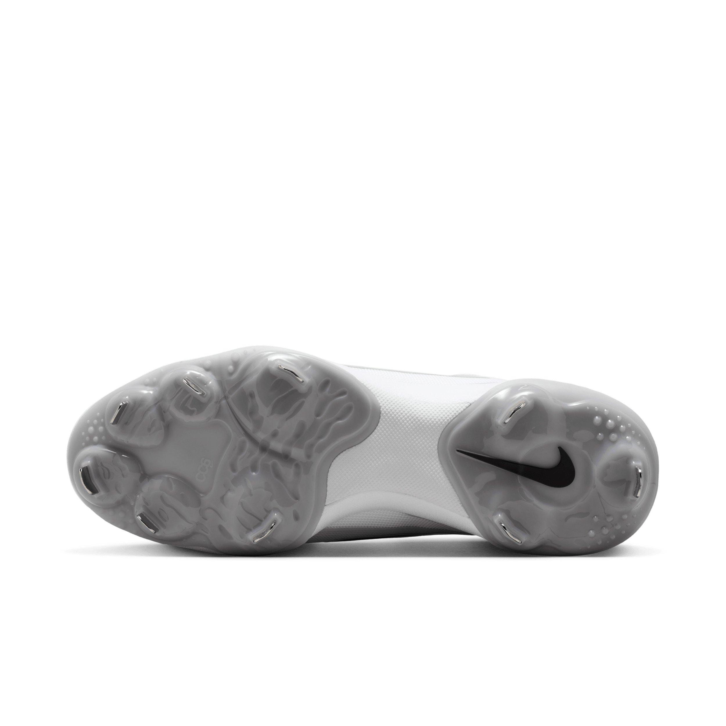 Nike Diamond Standout MTL "Wolf Grey/White/Black" Men's Baseball Cleat - GREY/WHITE/BLACK Thumbnail View 6
