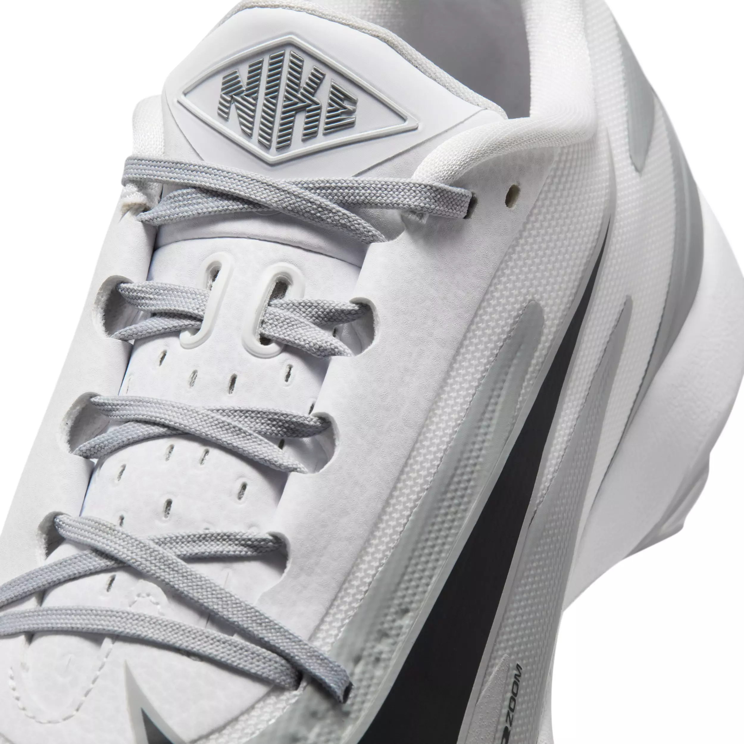 Nike Diamond Standout MTL "Wolf Grey/White/Black" Men's Baseball Cleat - GREY/WHITE/BLACK