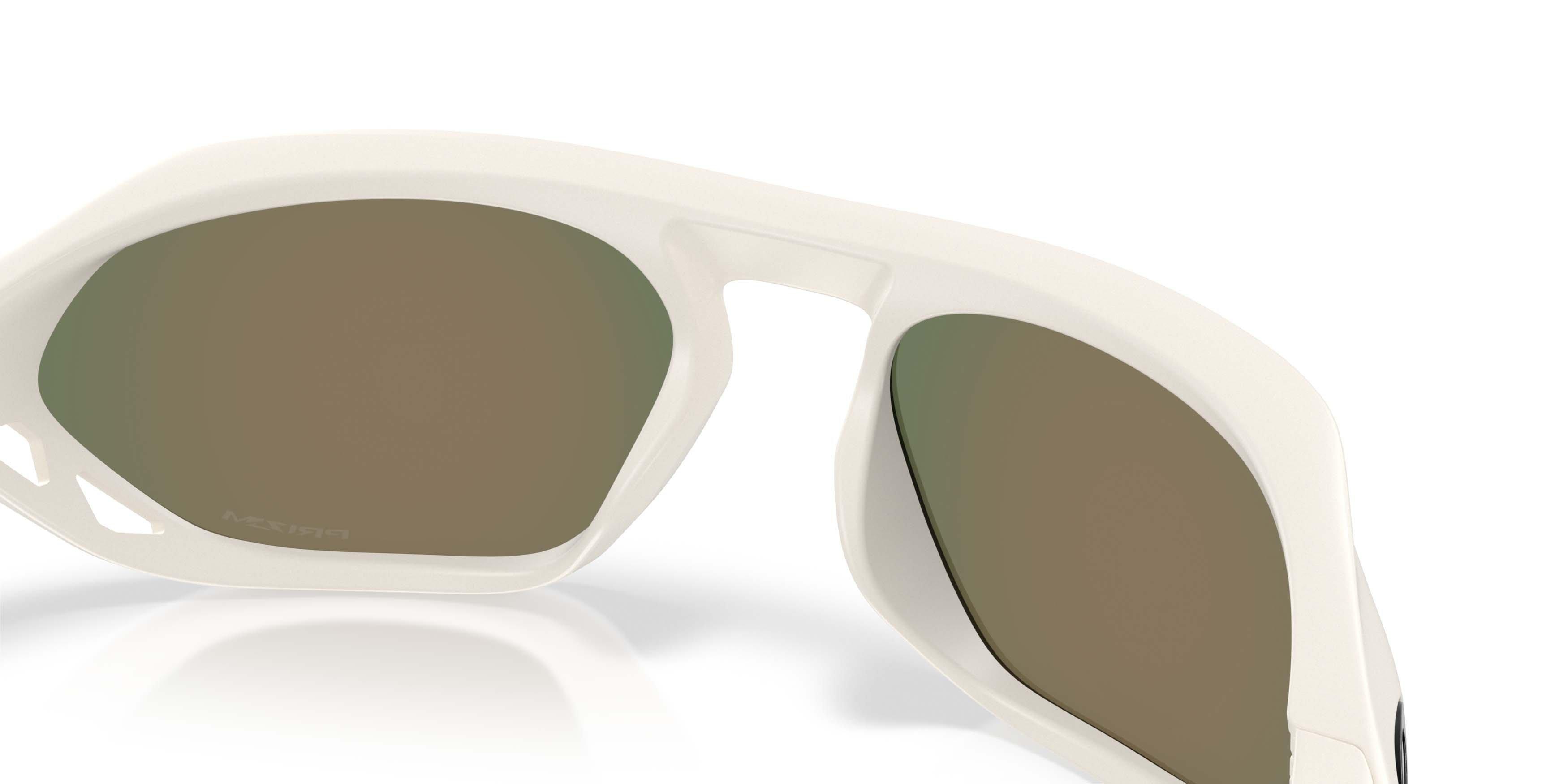 Oakley Cage Jacket Prizm Ruby Sunglasses - Matte Mist - WHITE/RED