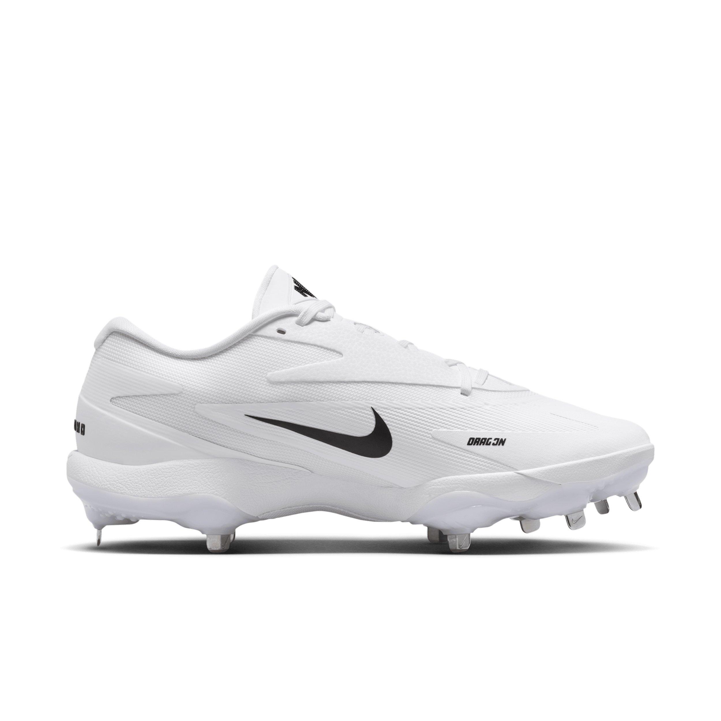 Nike Diamond Standout MTL "White/Black" Men's Baseball Cleat - WHITE/BLACK Thumbnail View 1