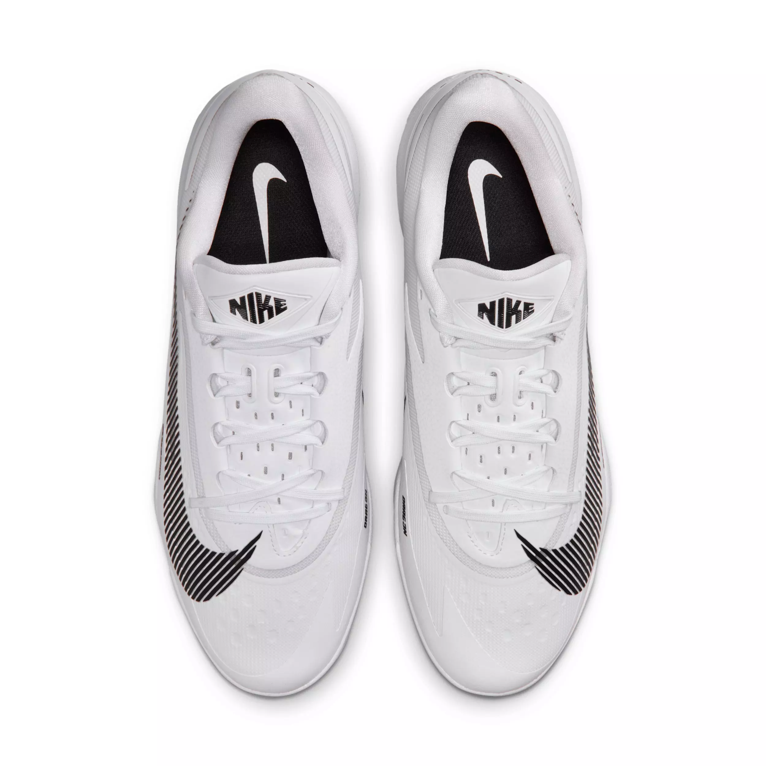 Nike Diamond Standout MTL "White/Black" Men's Baseball Cleat - WHITE/BLACK