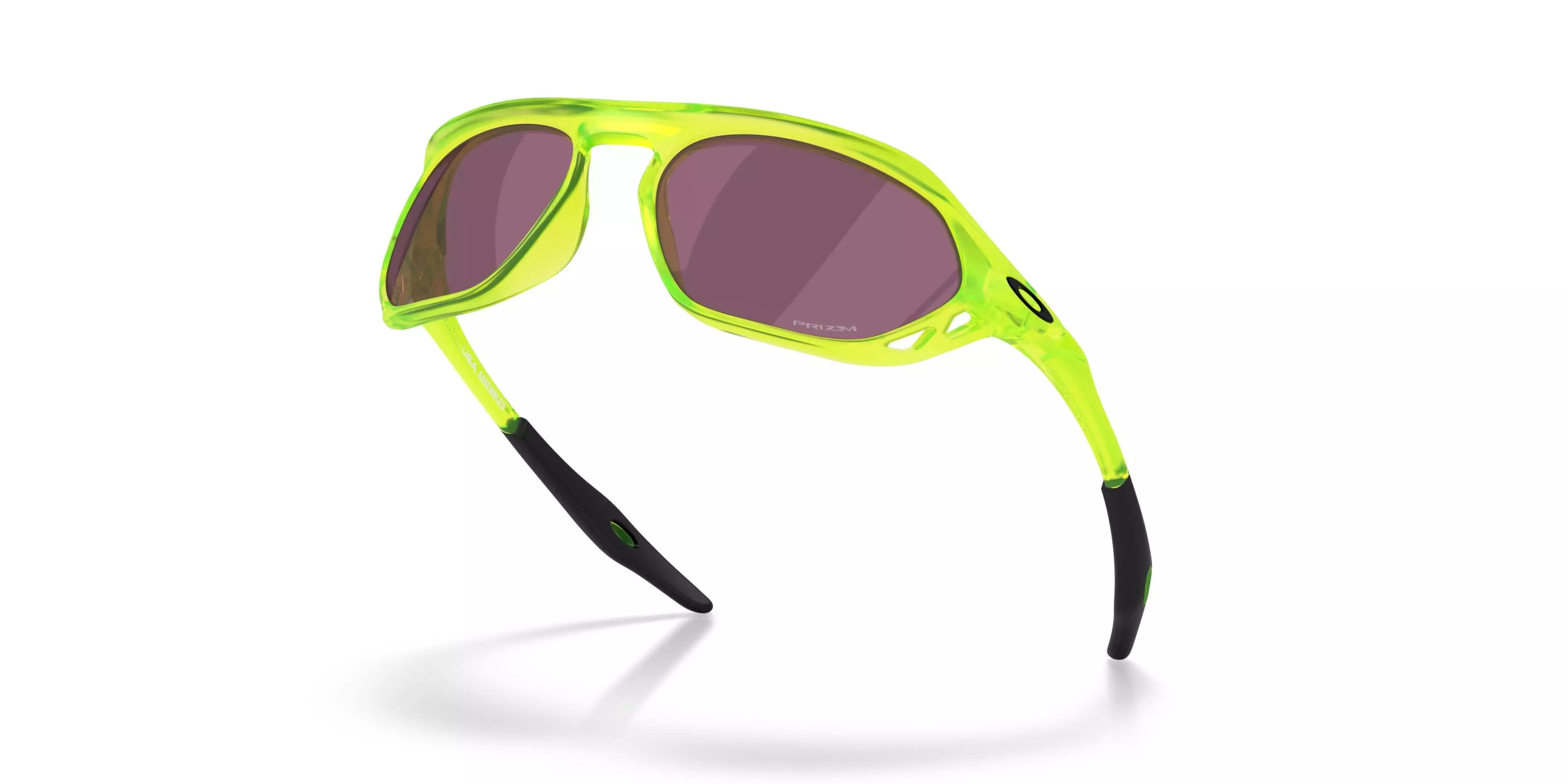 Oakley Cage Jacket Prizm Road Black Sunglasses - Matte Uranium - MULTI-COLOR