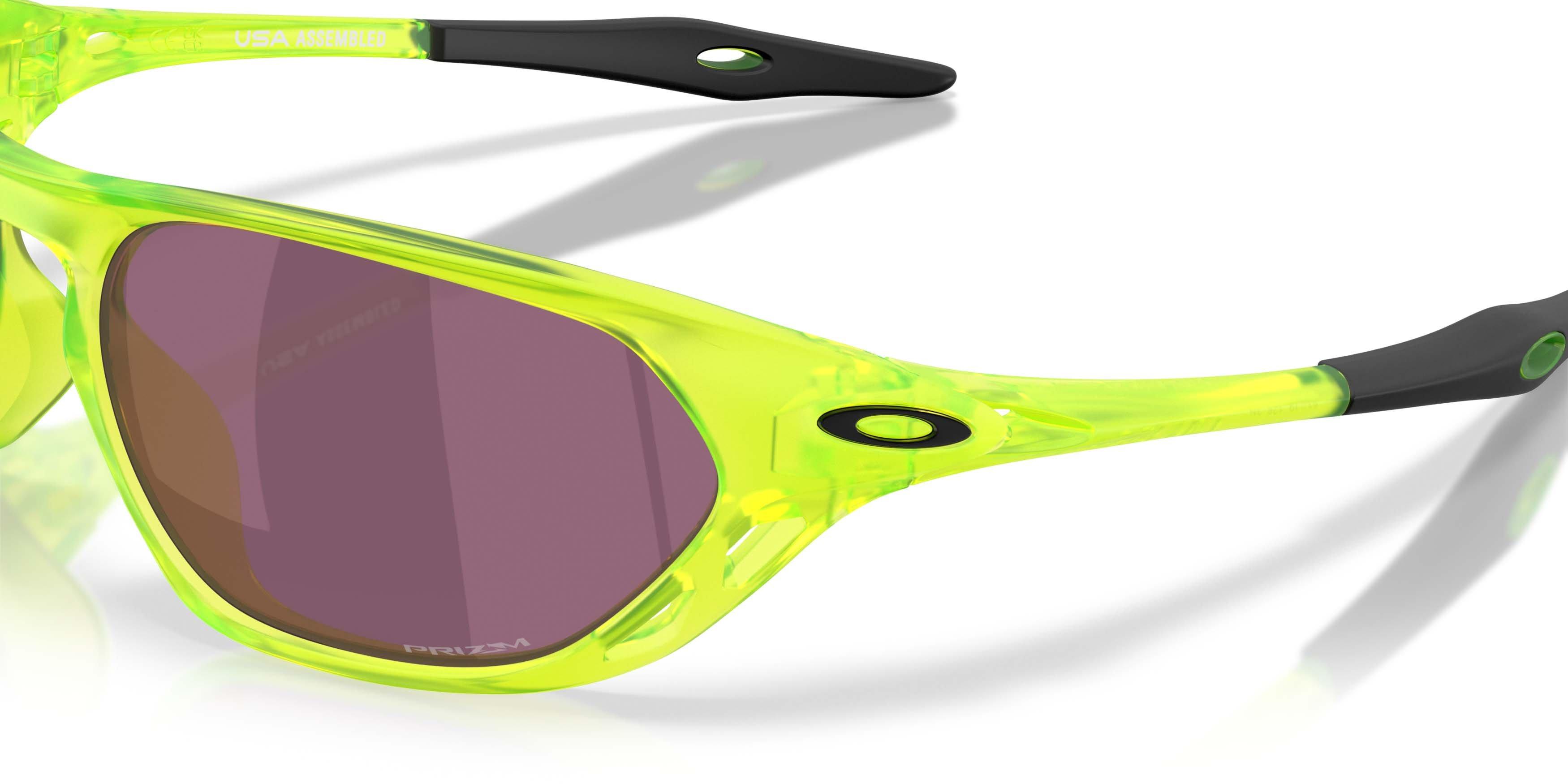 Oakley Cage Jacket Prizm Road Black Sunglasses - Matte Uranium - MULTI-COLOR