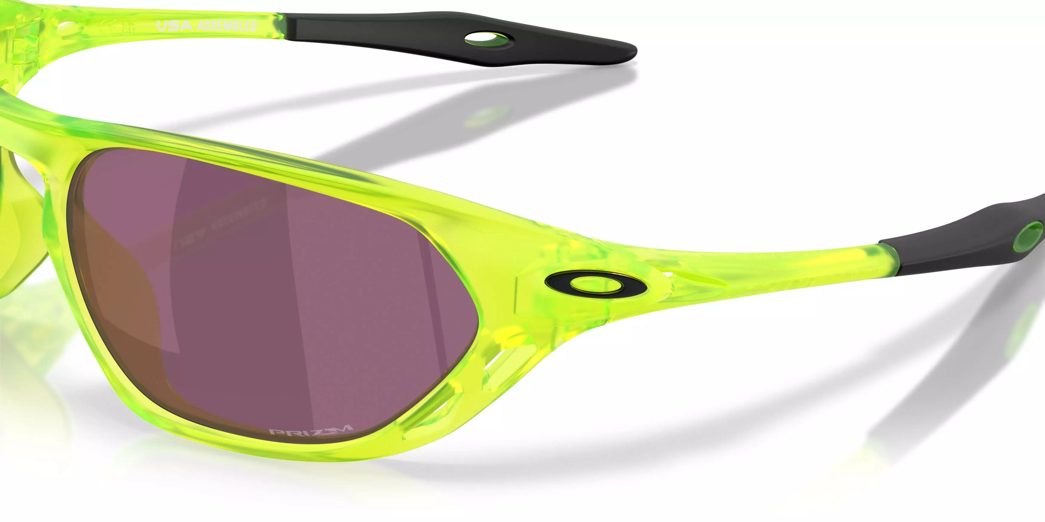 Oakley Cage Jacket Prizm Road Black Sunglasses - Matte Uranium - MULTI-COLOR