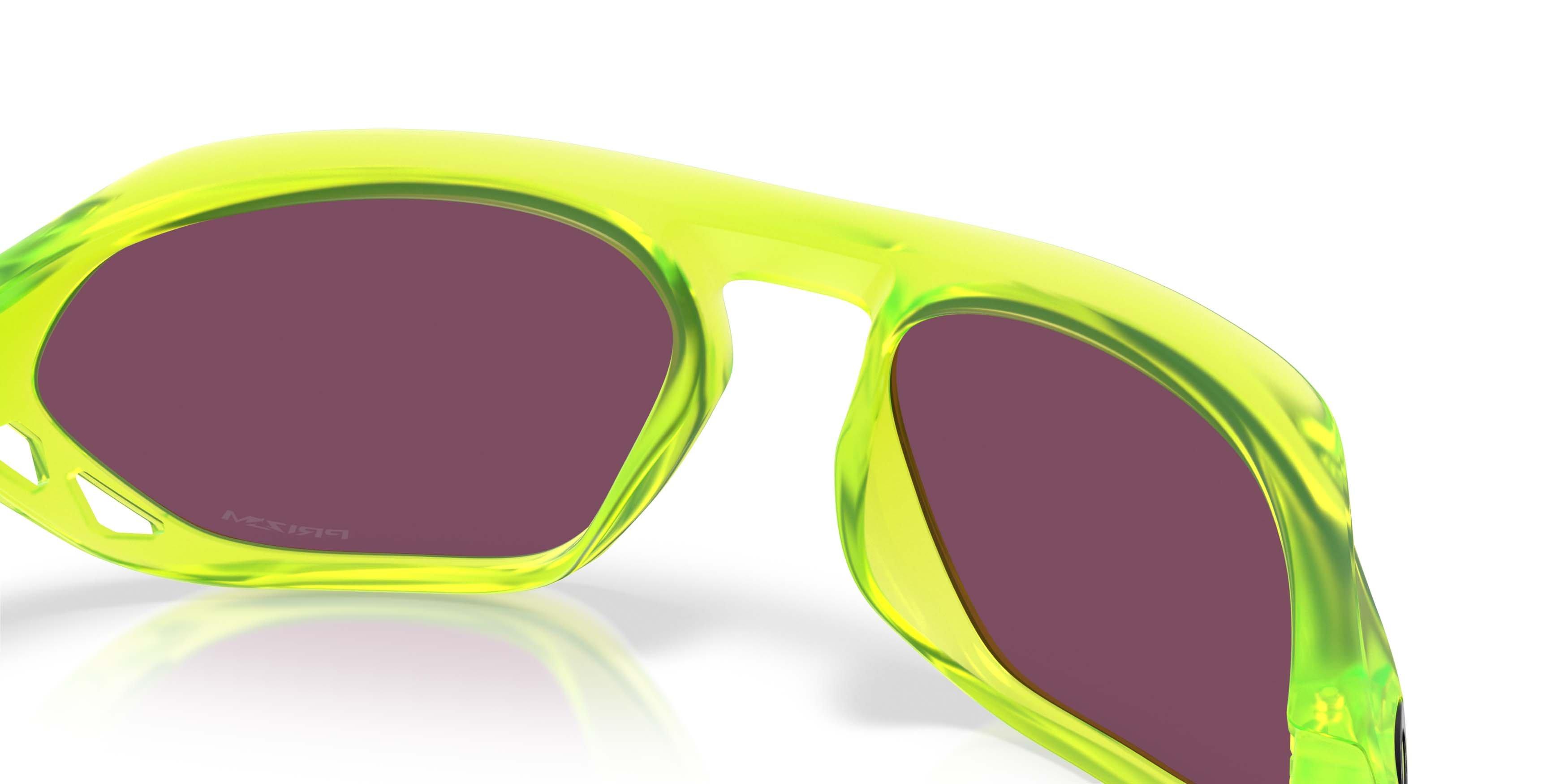 Oakley Cage Jacket Prizm Road Black Sunglasses - Matte Uranium - MULTI-COLOR