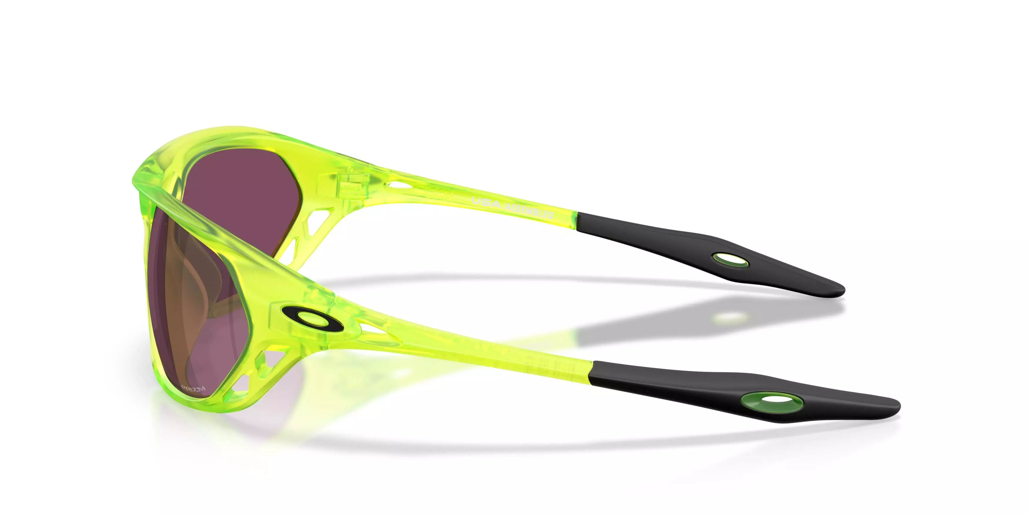 Oakley Cage Jacket Prizm Road Black Sunglasses - Matte Uranium - MULTI-COLOR