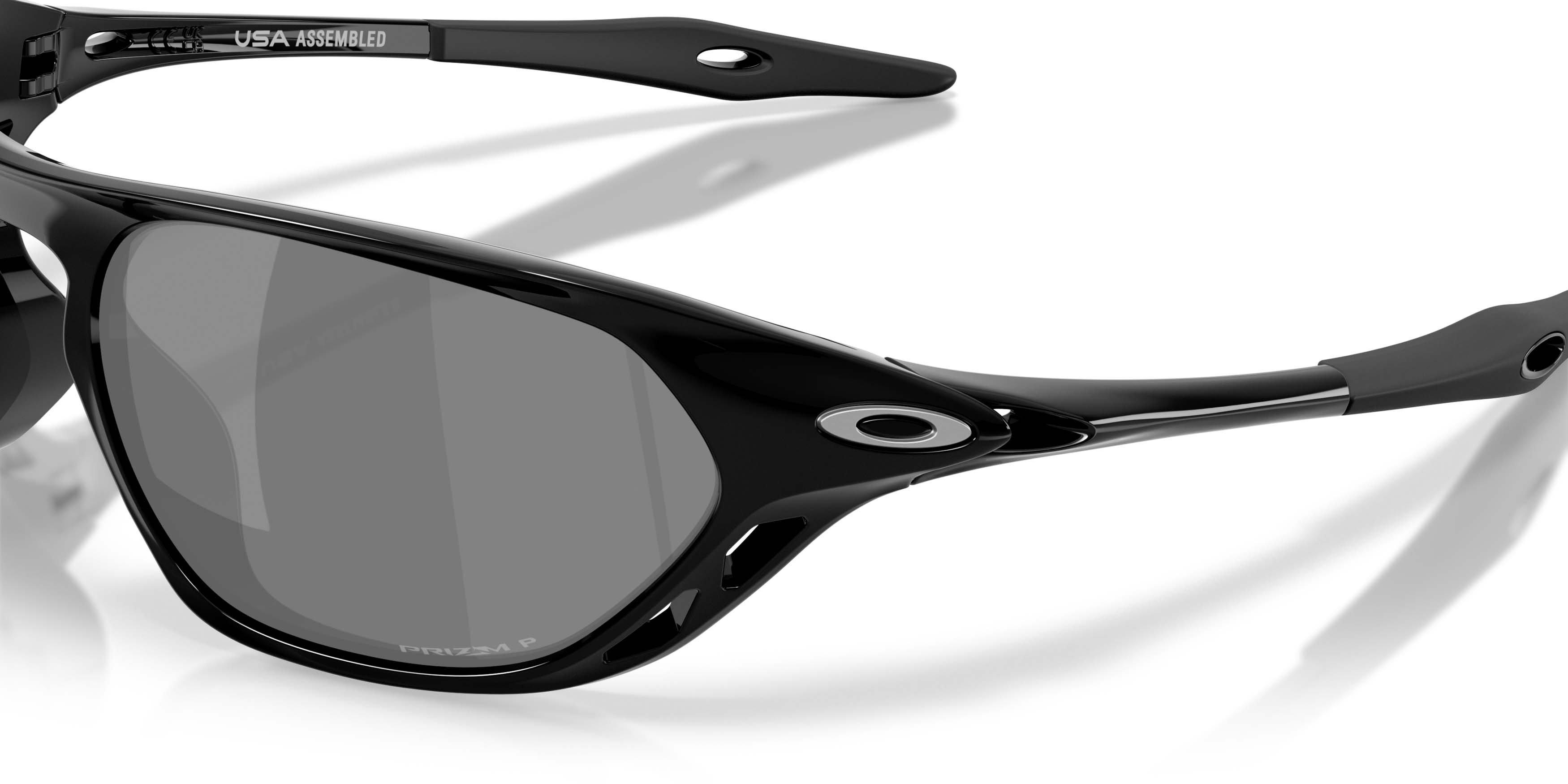 Oakley Cage Jacket Prizm Black Polarized Sunglasses - Polished Black - BLACK