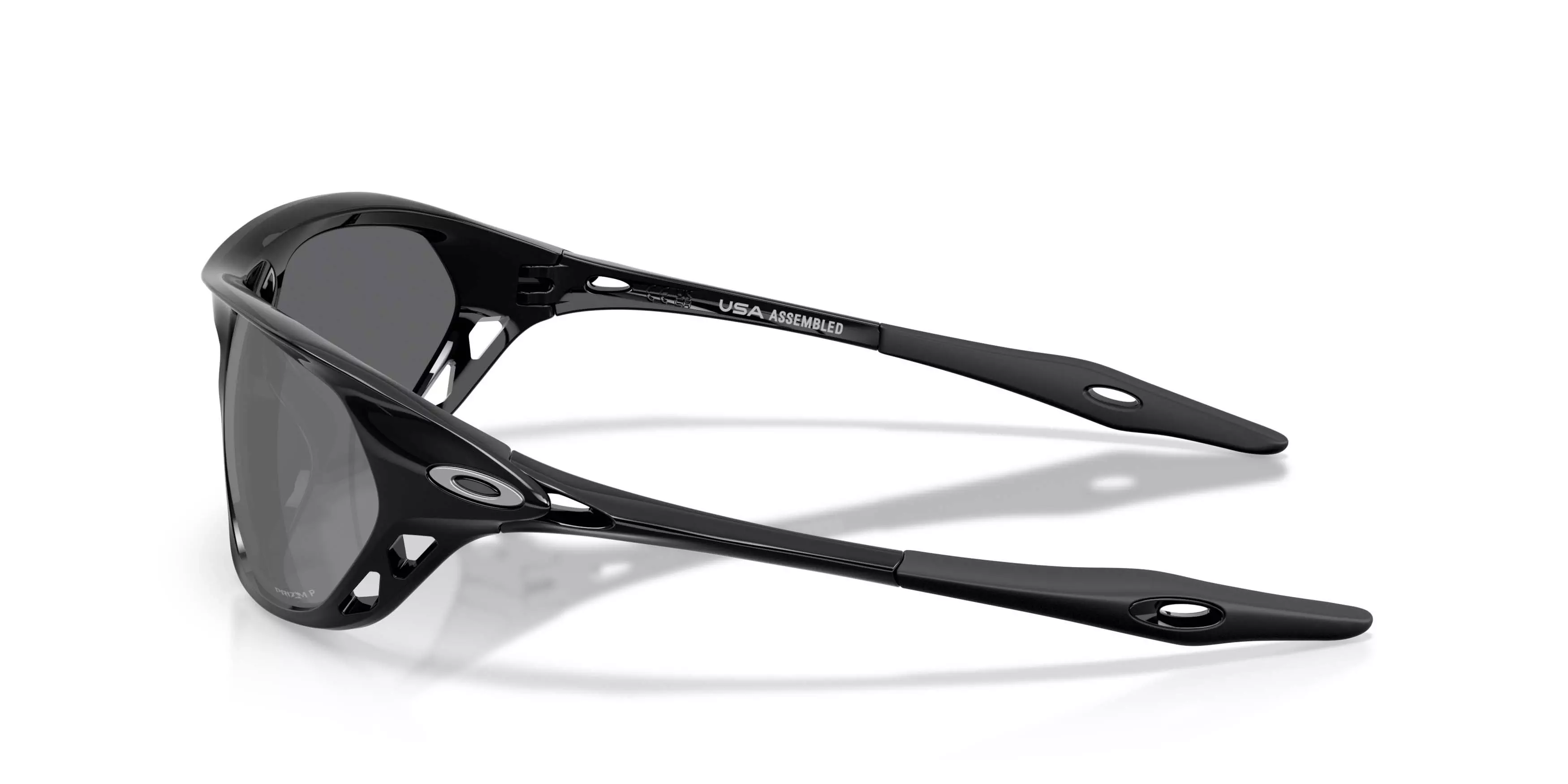 Oakley Cage Jacket Prizm Black Polarized Sunglasses - Polished Black - BLACK
