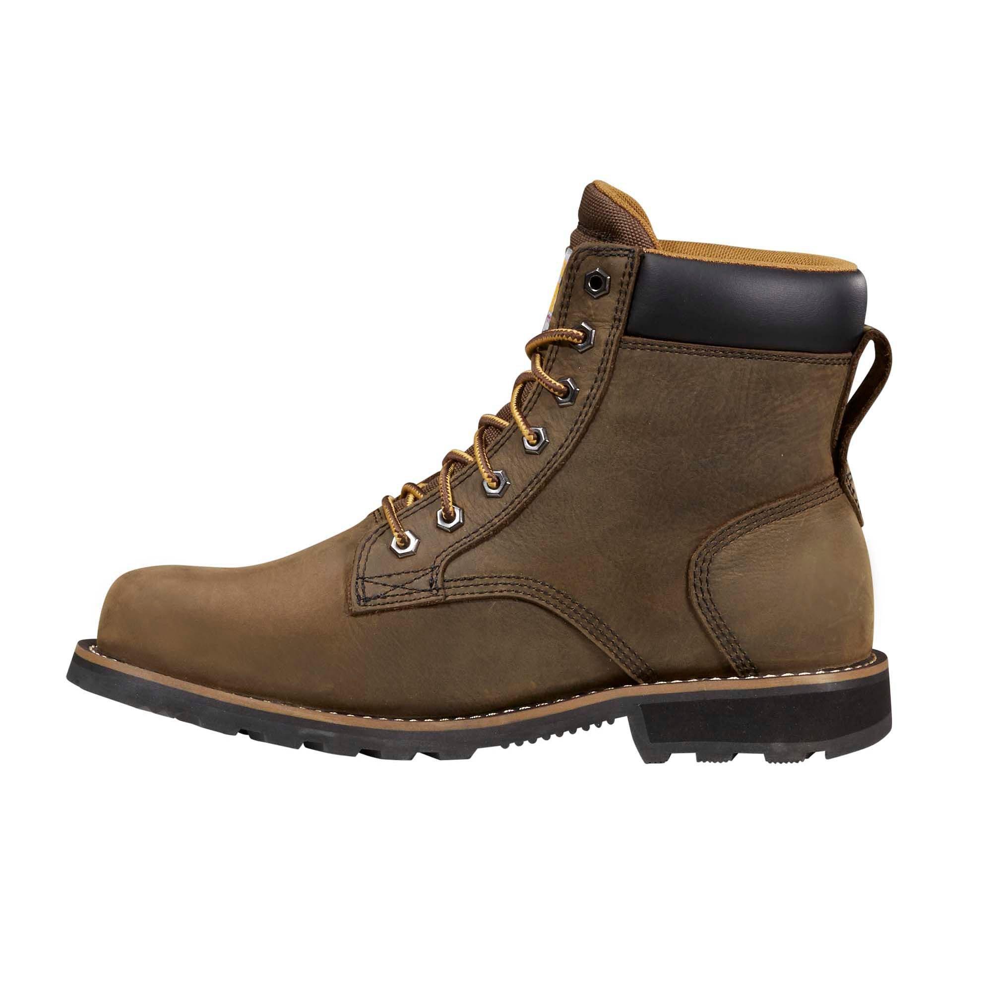 Carhartt Frontier 6" Water Resistant Boot Soft Toe "Mossy Brown" Men's Boot - BROWN Thumbnail View 2