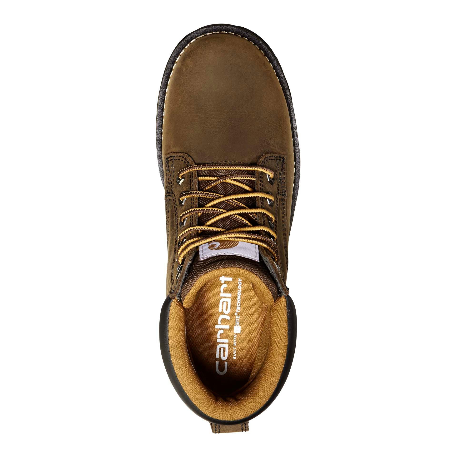 Carhartt Frontier 6" Water Resistant Boot Soft Toe "Mossy Brown" Men's Boot - BROWN Thumbnail View 5