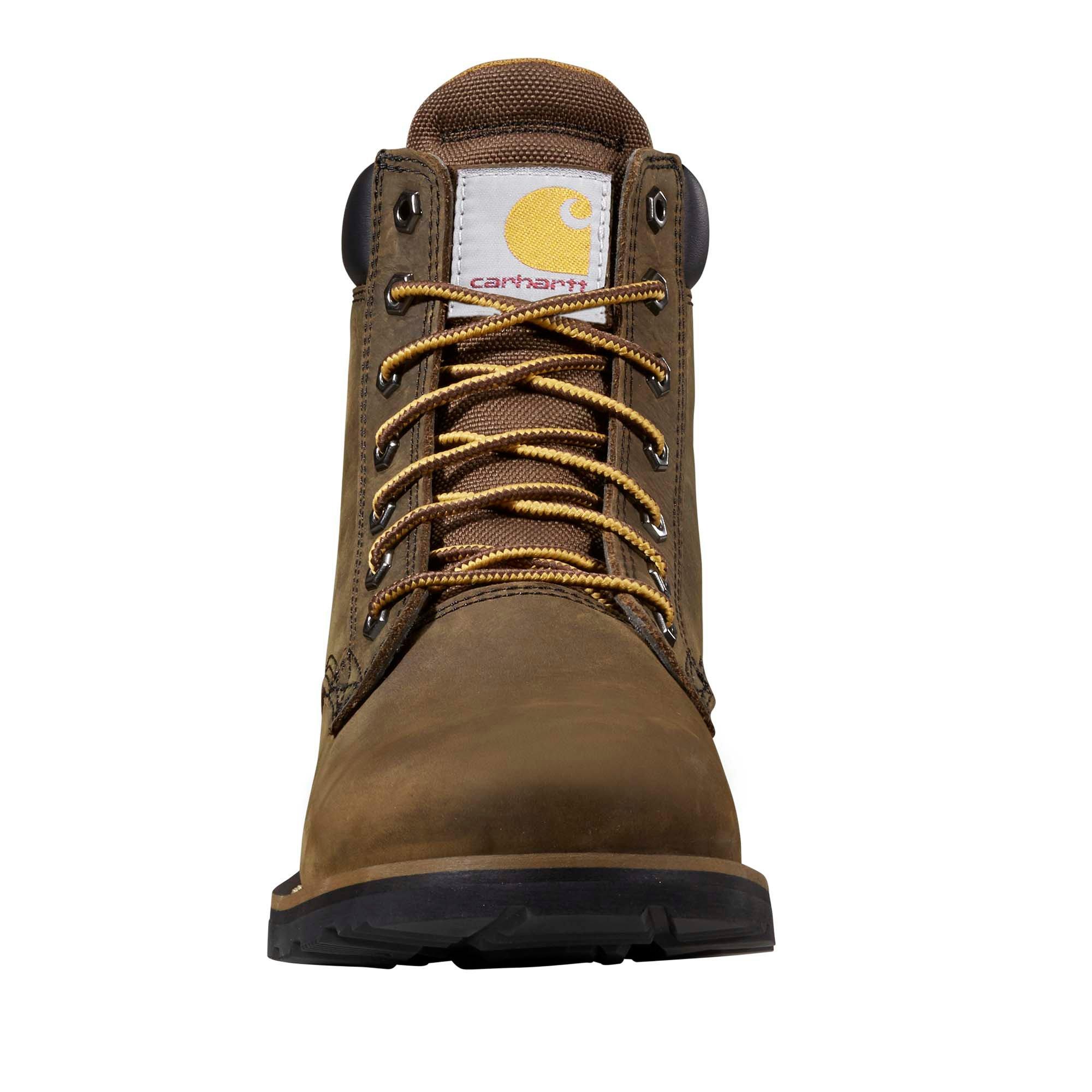 Carhartt Frontier 6" Water Resistant Boot Soft Toe "Mossy Brown" Men's Boot - BROWN Thumbnail View 7