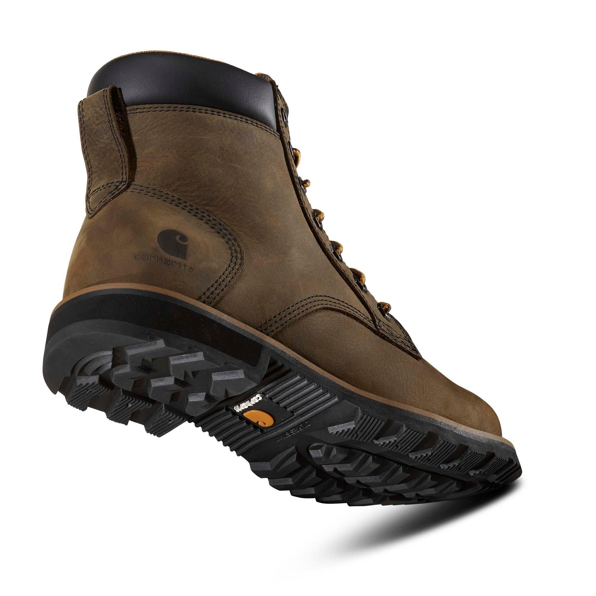 Carhartt Frontier 6" Water Resistant Boot Soft Toe "Mossy Brown" Men's Boot - BROWN Thumbnail View 9