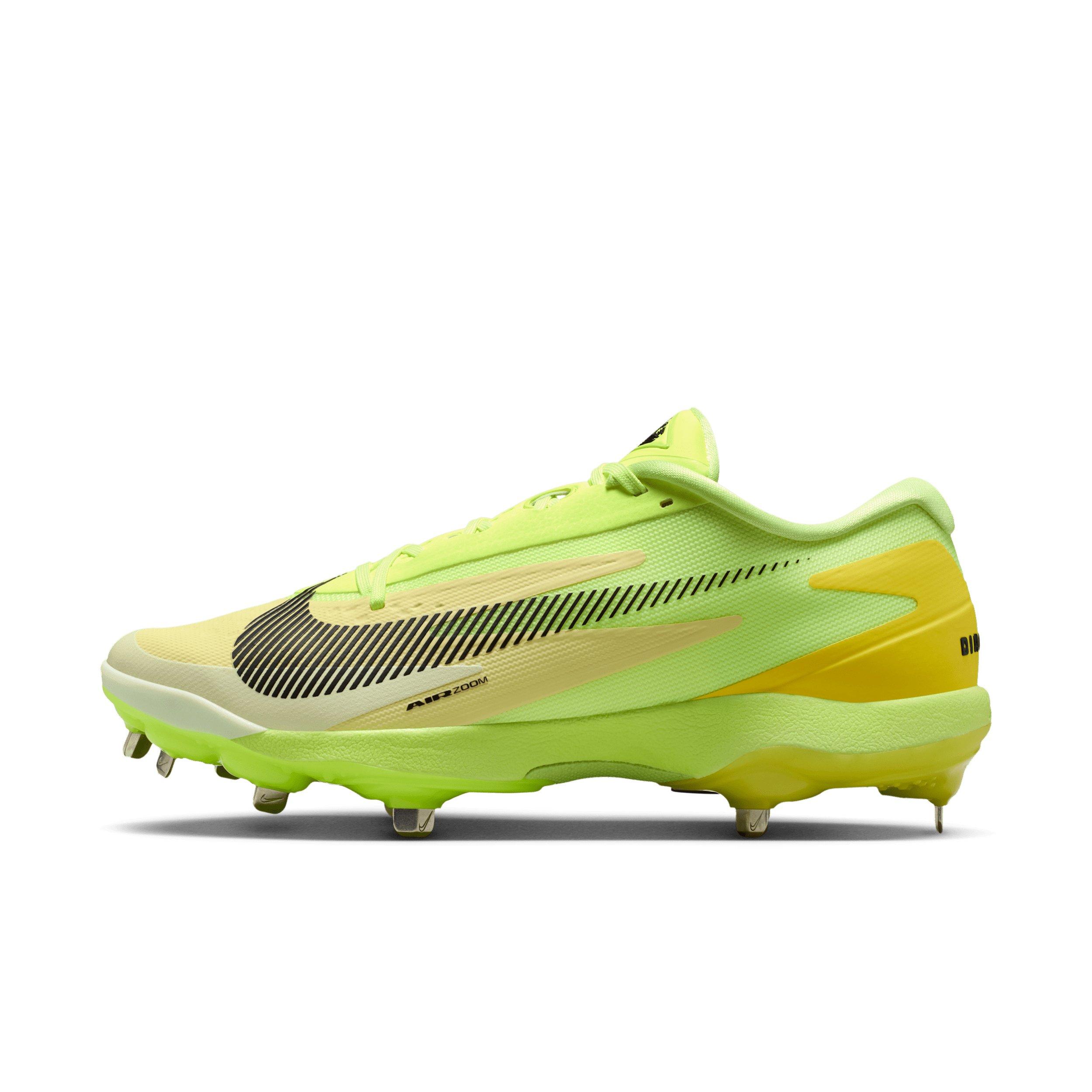 Nike Diamond Standout MTL "Volt Ice/Life Lime/Sonic Yellow/Black" Men's Baseball Cleat - VOLT/LIME/YELLOW/BLACK Thumbnail View 2