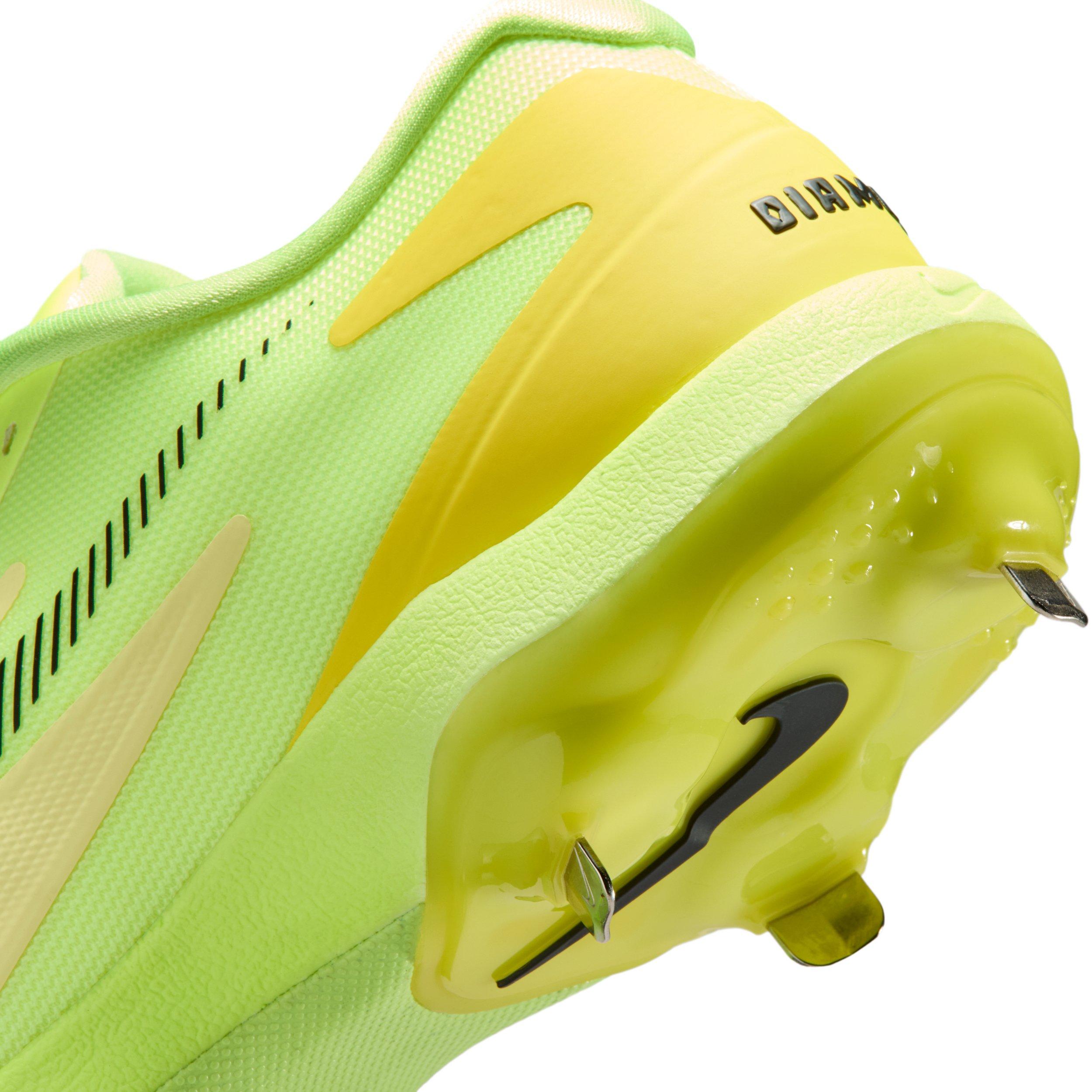 Nike Diamond Standout MTL "Volt Ice/Life Lime/Sonic Yellow/Black" Men's Baseball Cleat - VOLT/LIME/YELLOW/BLACK Thumbnail View 9