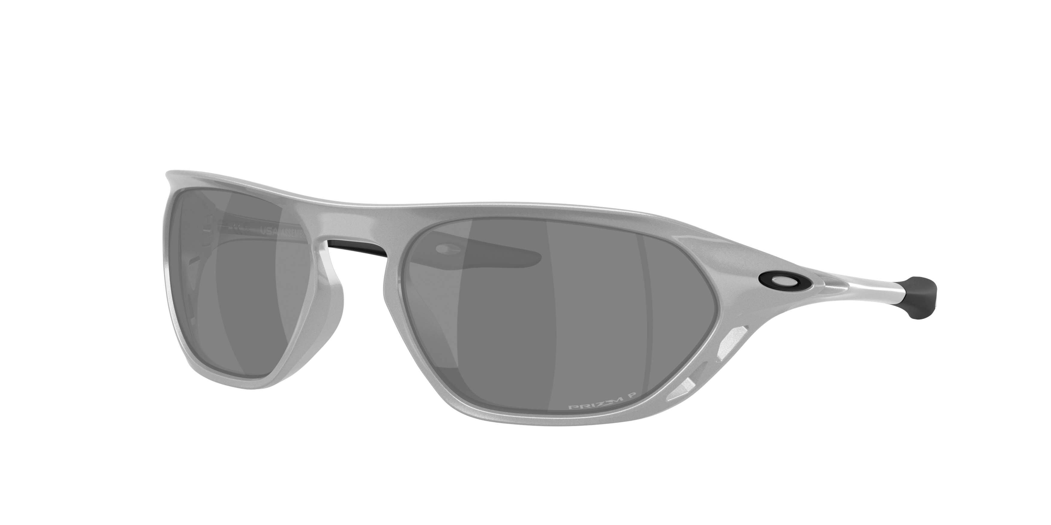 Oakley Cage Jacket Prizm Black Polarized Sunglasses - X Silver - SILVER/BLACK