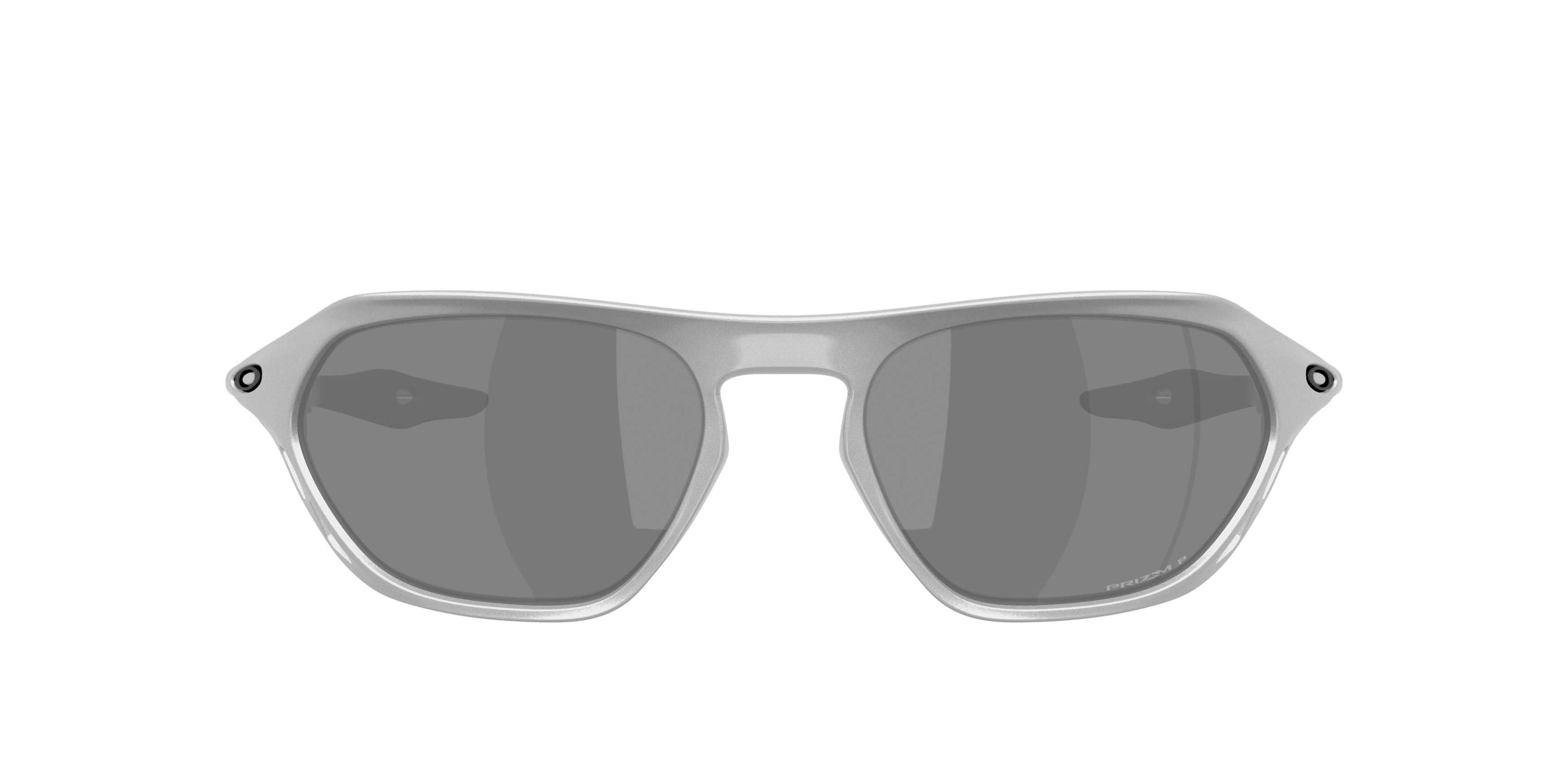 Oakley Cage Jacket Prizm Black Polarized Sunglasses - X Silver - SILVER/BLACK