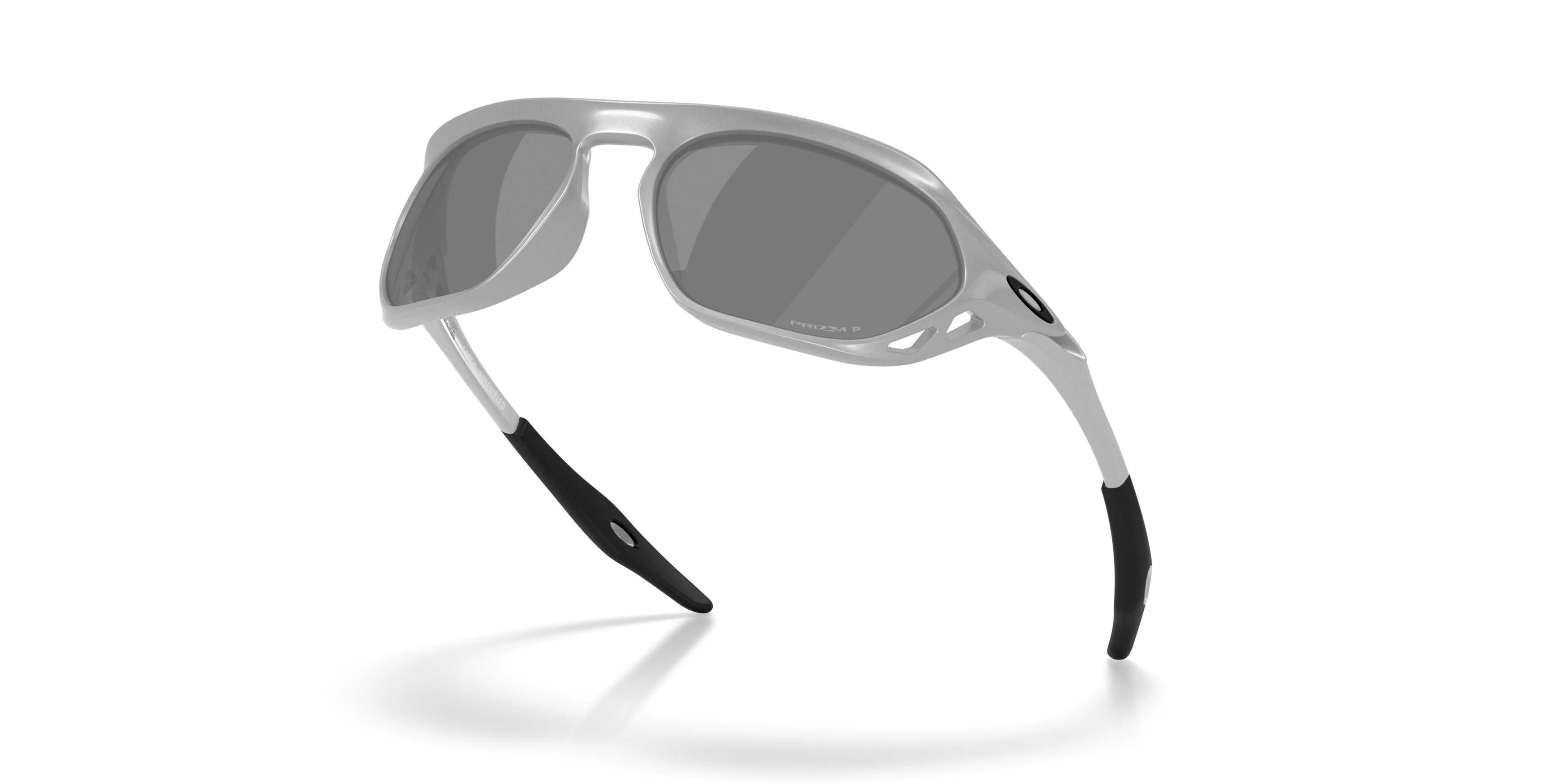 Oakley Cage Jacket Prizm Black Polarized Sunglasses - X Silver - SILVER/BLACK