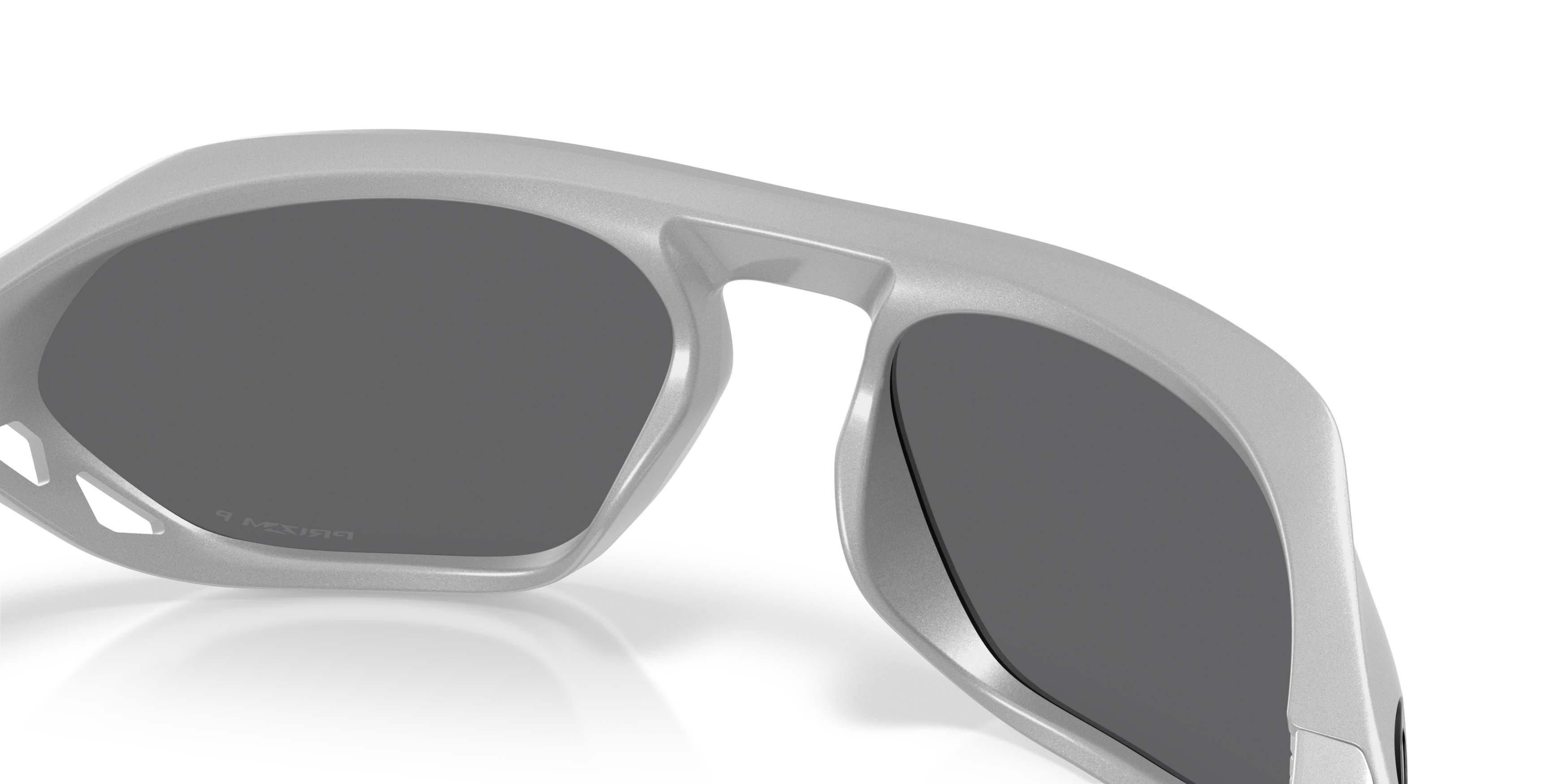 Oakley Cage Jacket Prizm Black Polarized Sunglasses - X Silver - SILVER/BLACK