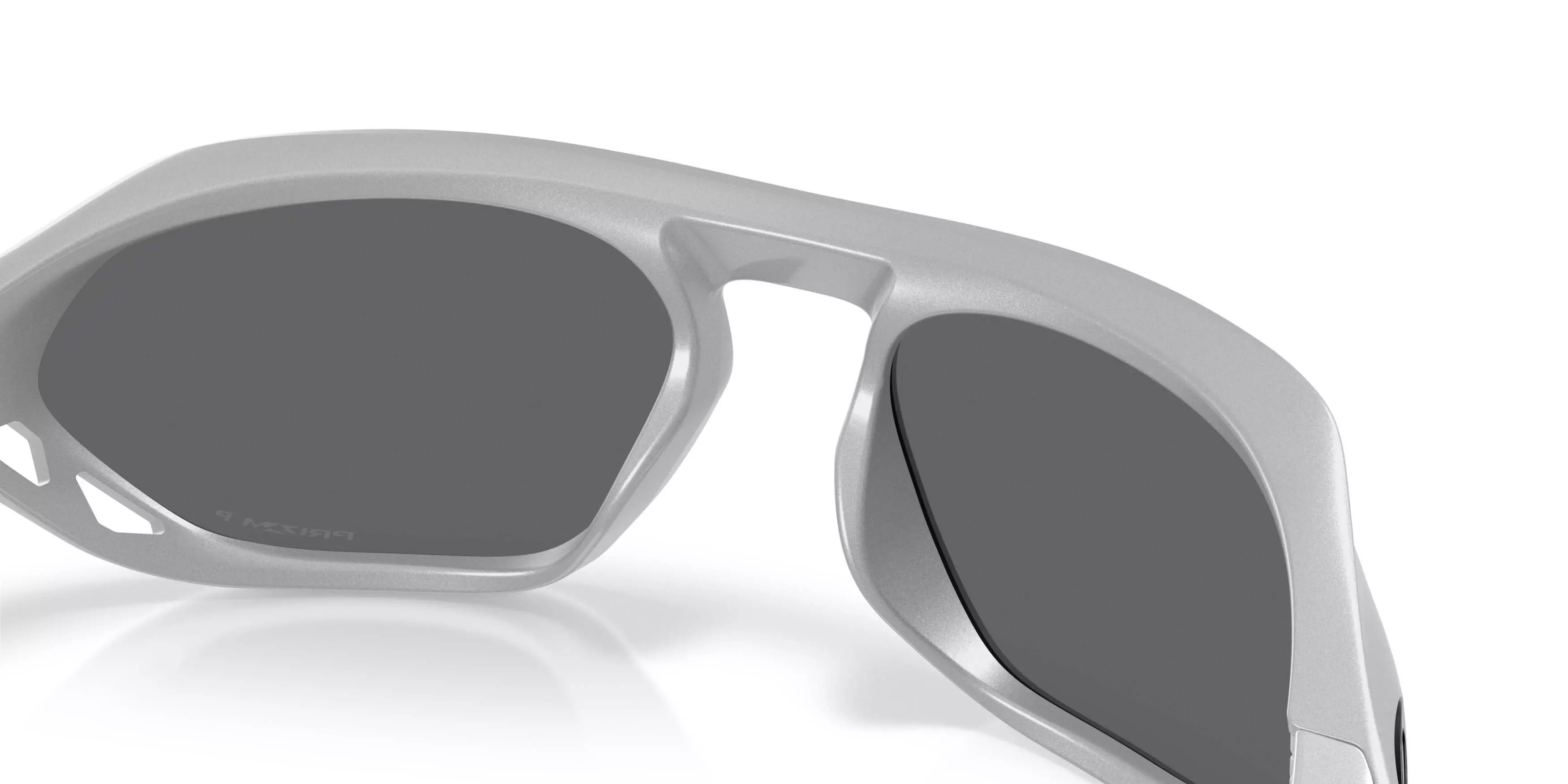 Oakley Cage Jacket Prizm Black Polarized Sunglasses - X Silver - SILVER/BLACK