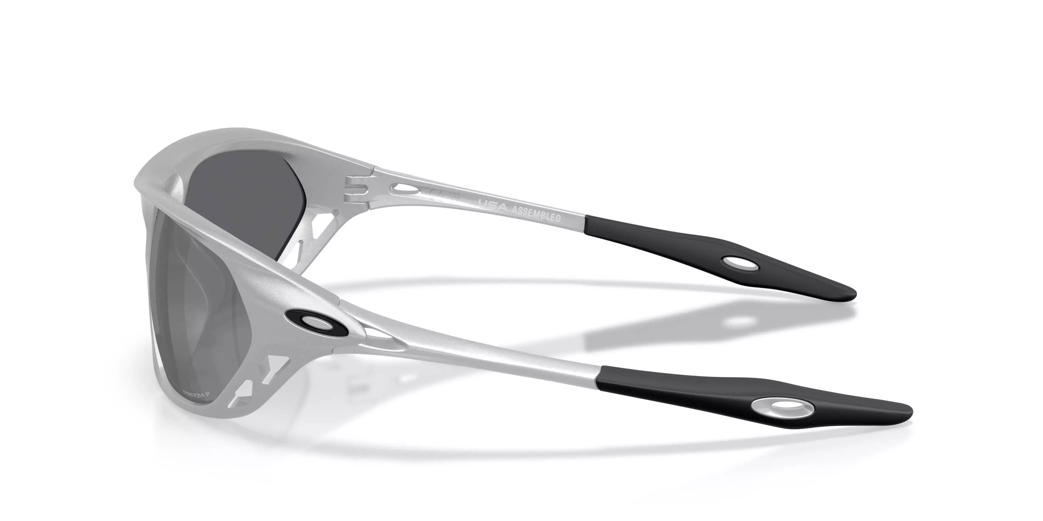 Oakley Cage Jacket Prizm Black Polarized Sunglasses - X Silver - SILVER/BLACK