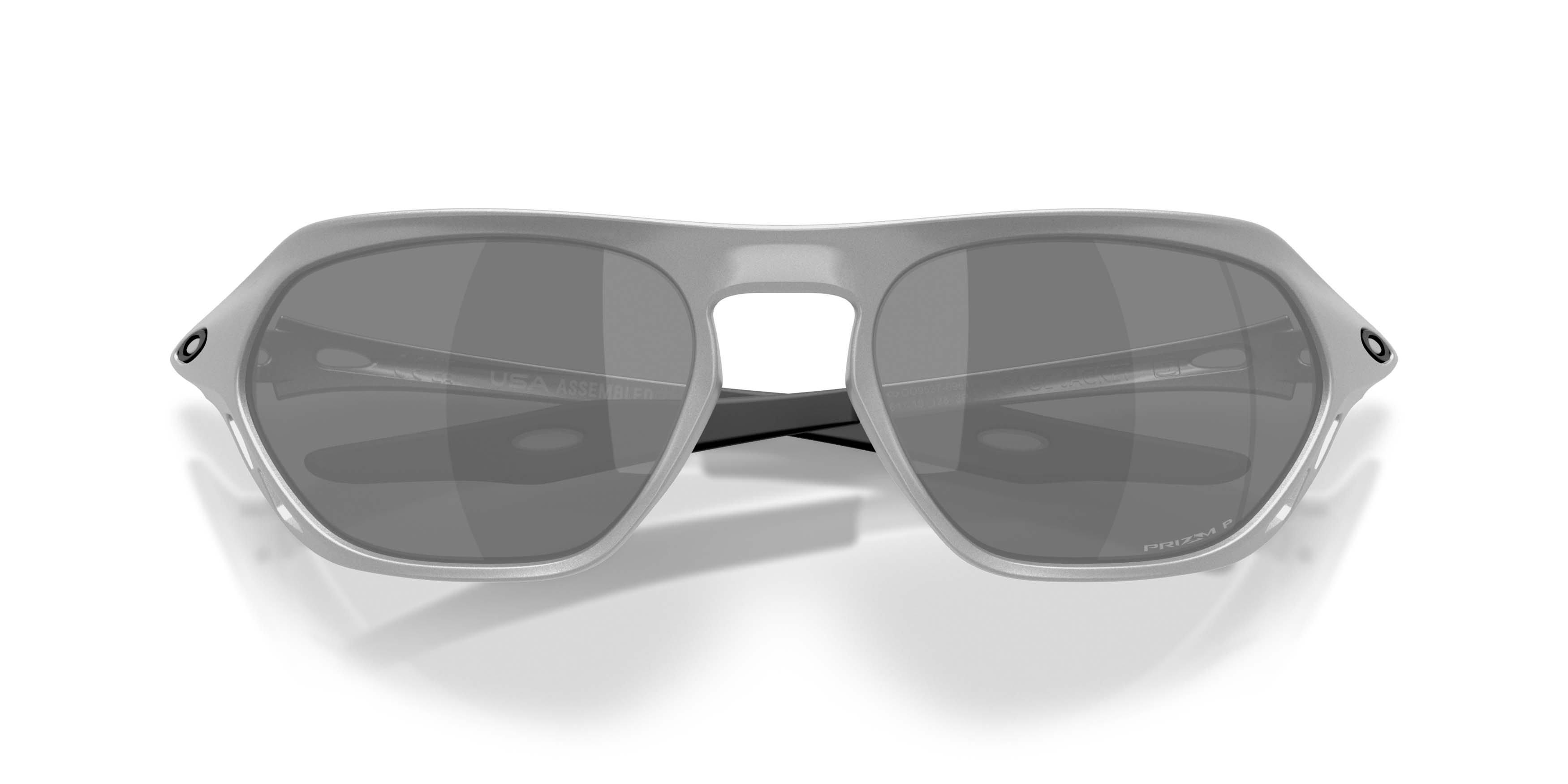 Oakley Cage Jacket Prizm Black Polarized Sunglasses - X Silver - SILVER/BLACK