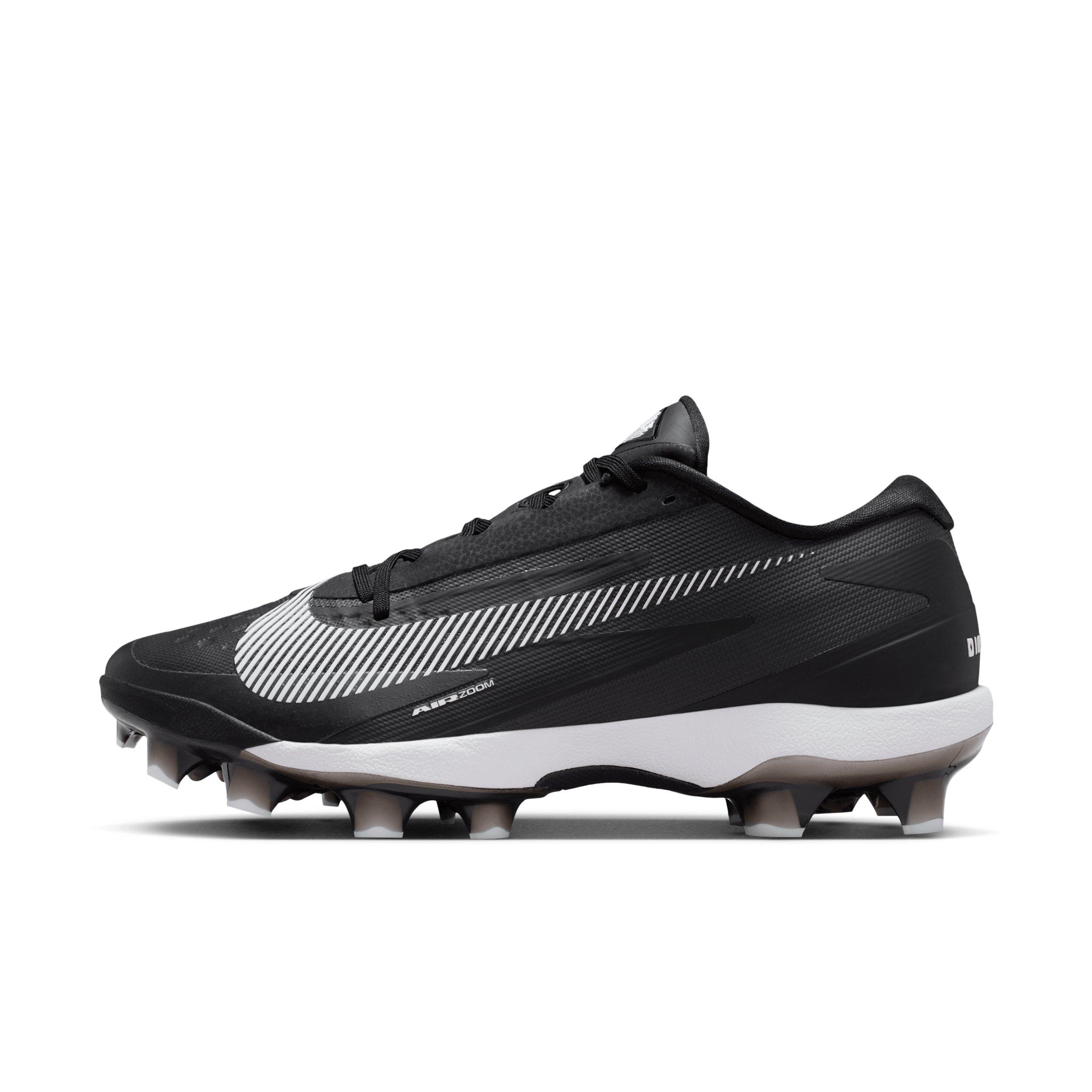 Nike Diamond Standout MCS "Black/White" Men's Baseball Cleat - BLACK/WHITE Thumbnail View 2