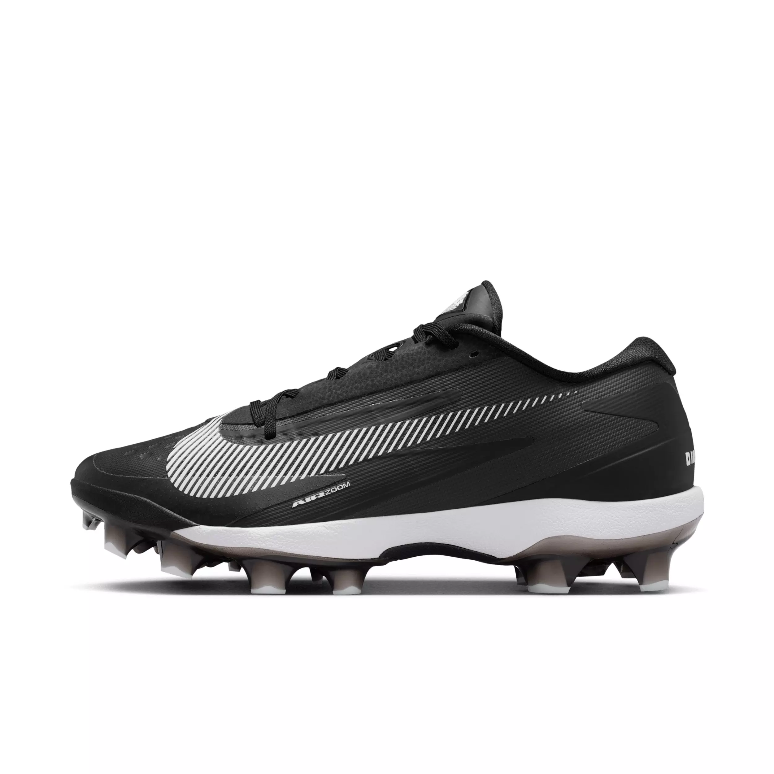 Nike Diamond Standout MCS "Black/White" Men's Baseball Cleat - BLACK/WHITE
