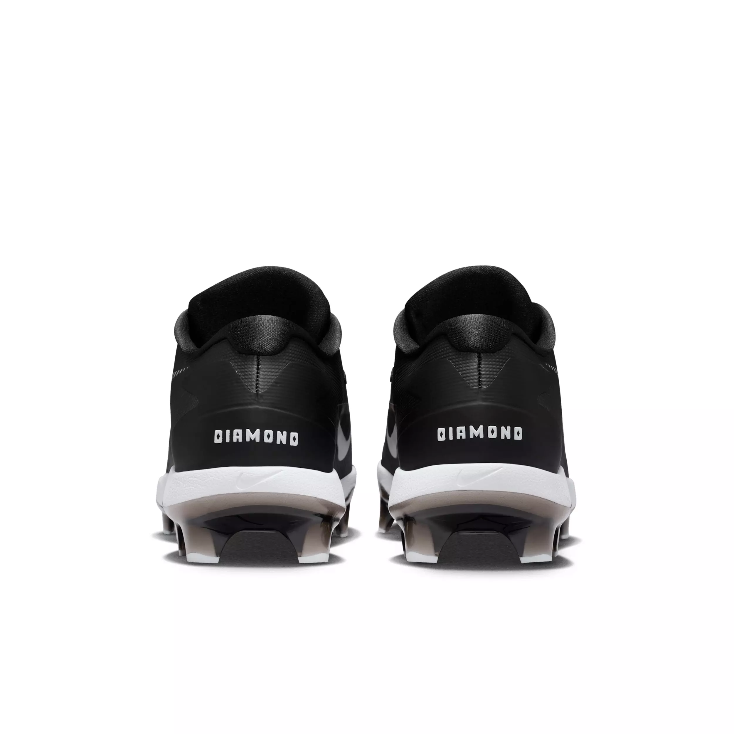 Nike Diamond Standout MCS "Black/White" Men's Baseball Cleat - BLACK/WHITE