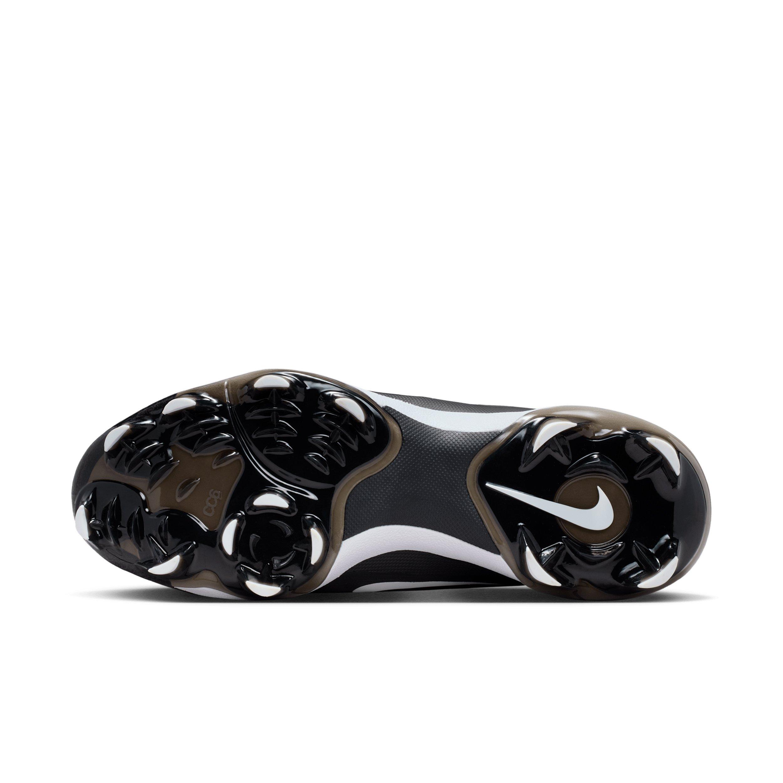 Nike Diamond Standout MCS "Black/White" Men's Baseball Cleat - BLACK/WHITE Thumbnail View 6