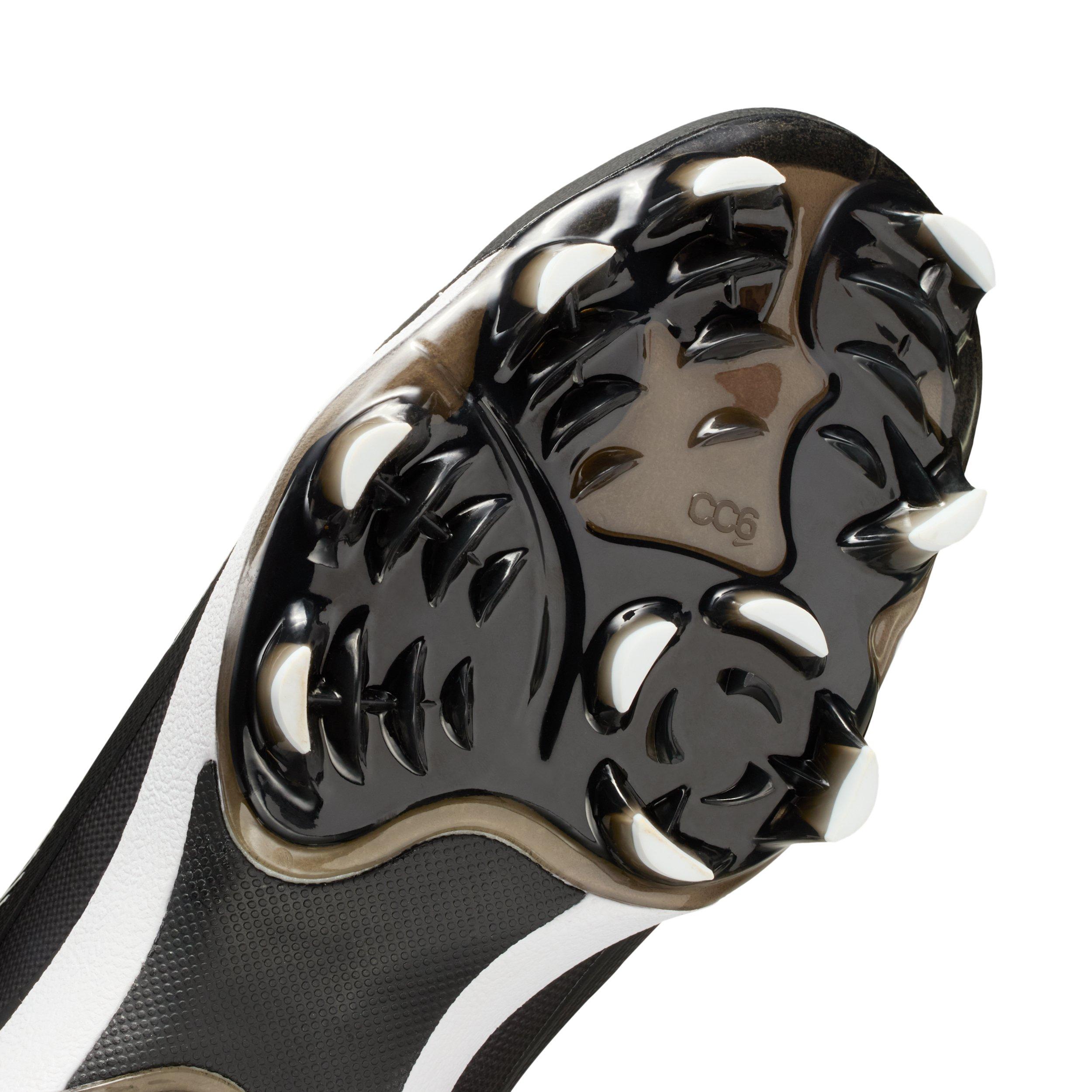 Nike Diamond Standout MCS "Black/White" Men's Baseball Cleat - BLACK/WHITE Thumbnail View 7