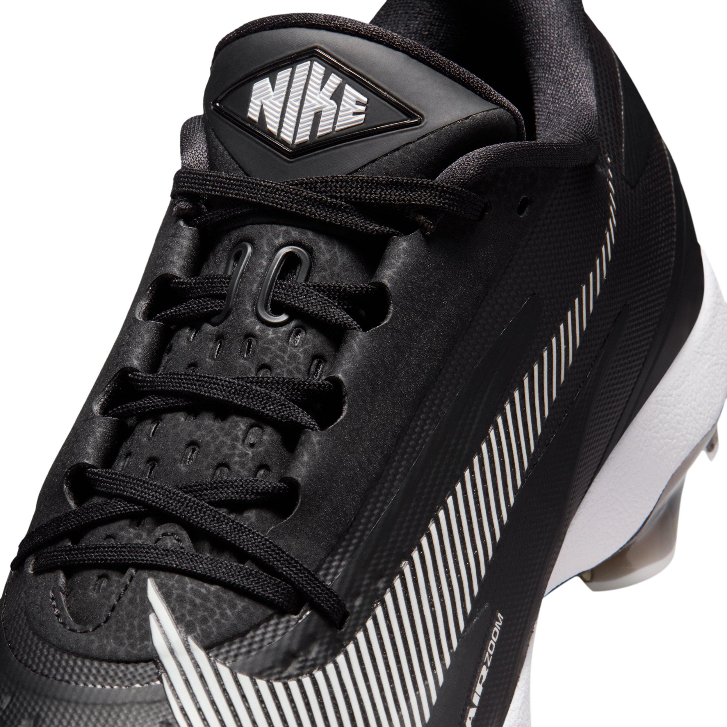 Nike Diamond Standout MCS "Black/White" Men's Baseball Cleat - BLACK/WHITE Thumbnail View 8