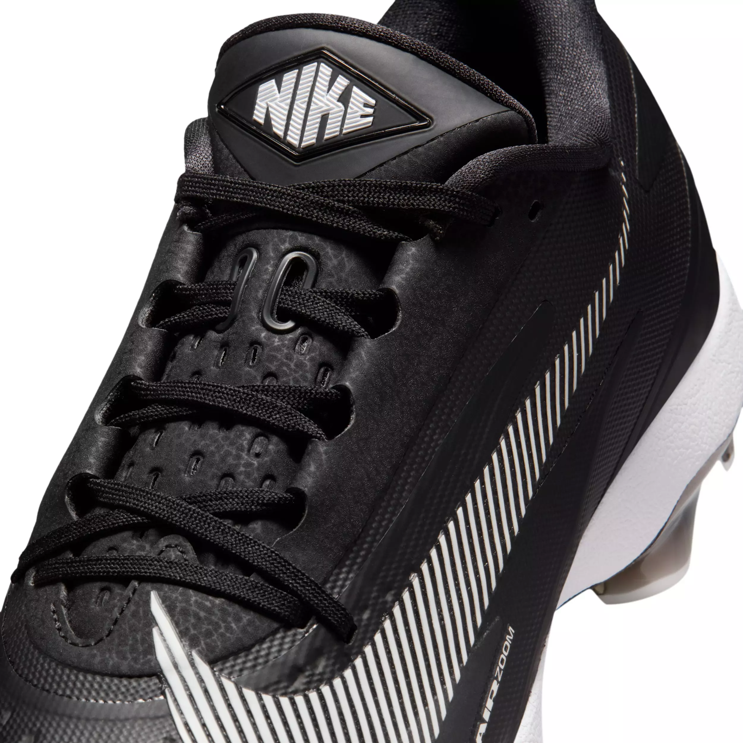 Nike Diamond Standout MCS "Black/White" Men's Baseball Cleat - BLACK/WHITE