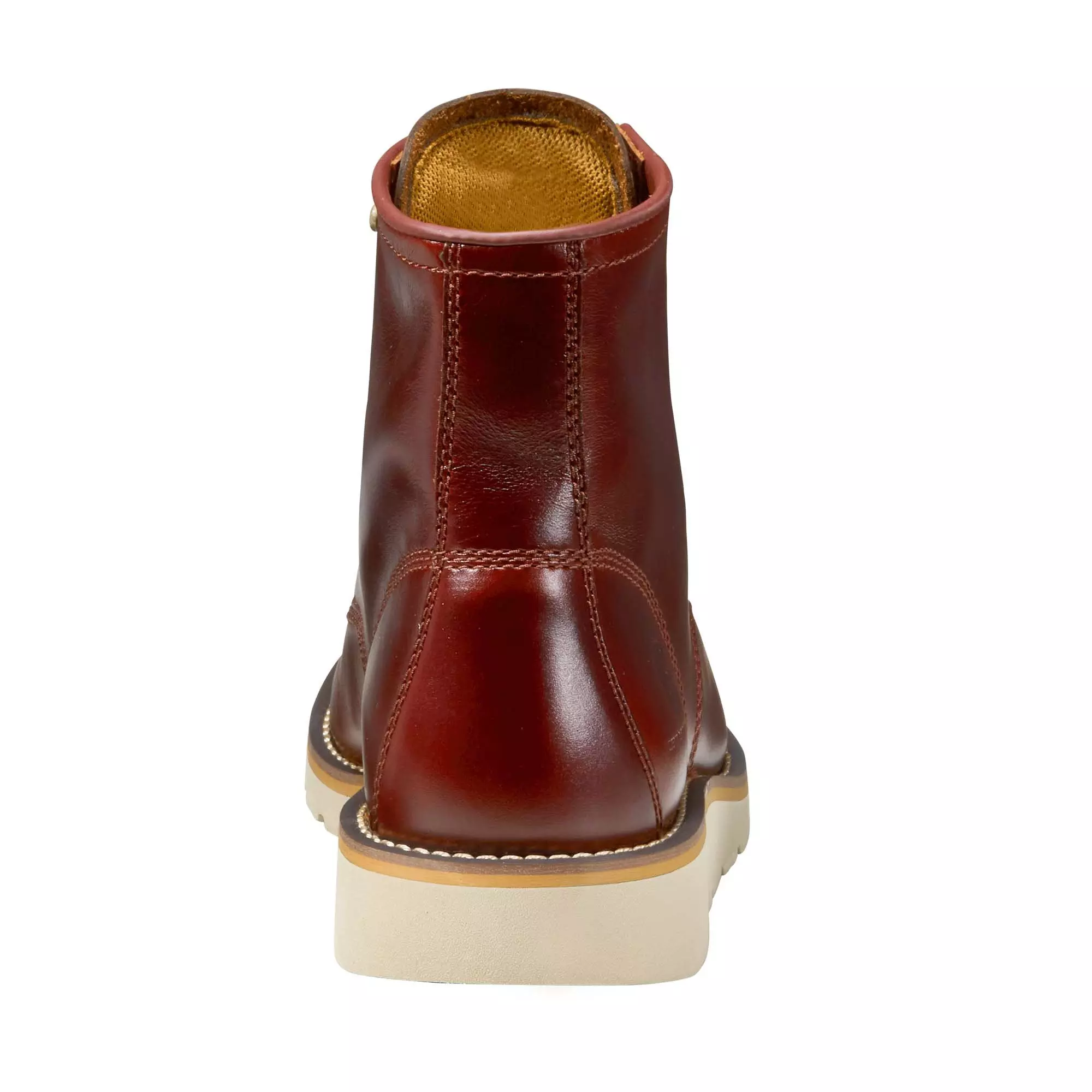 Carhartt 6" Moc Toe Wedge Boot Soft Toe "Red Brown" Men's Boot - RED BROWN