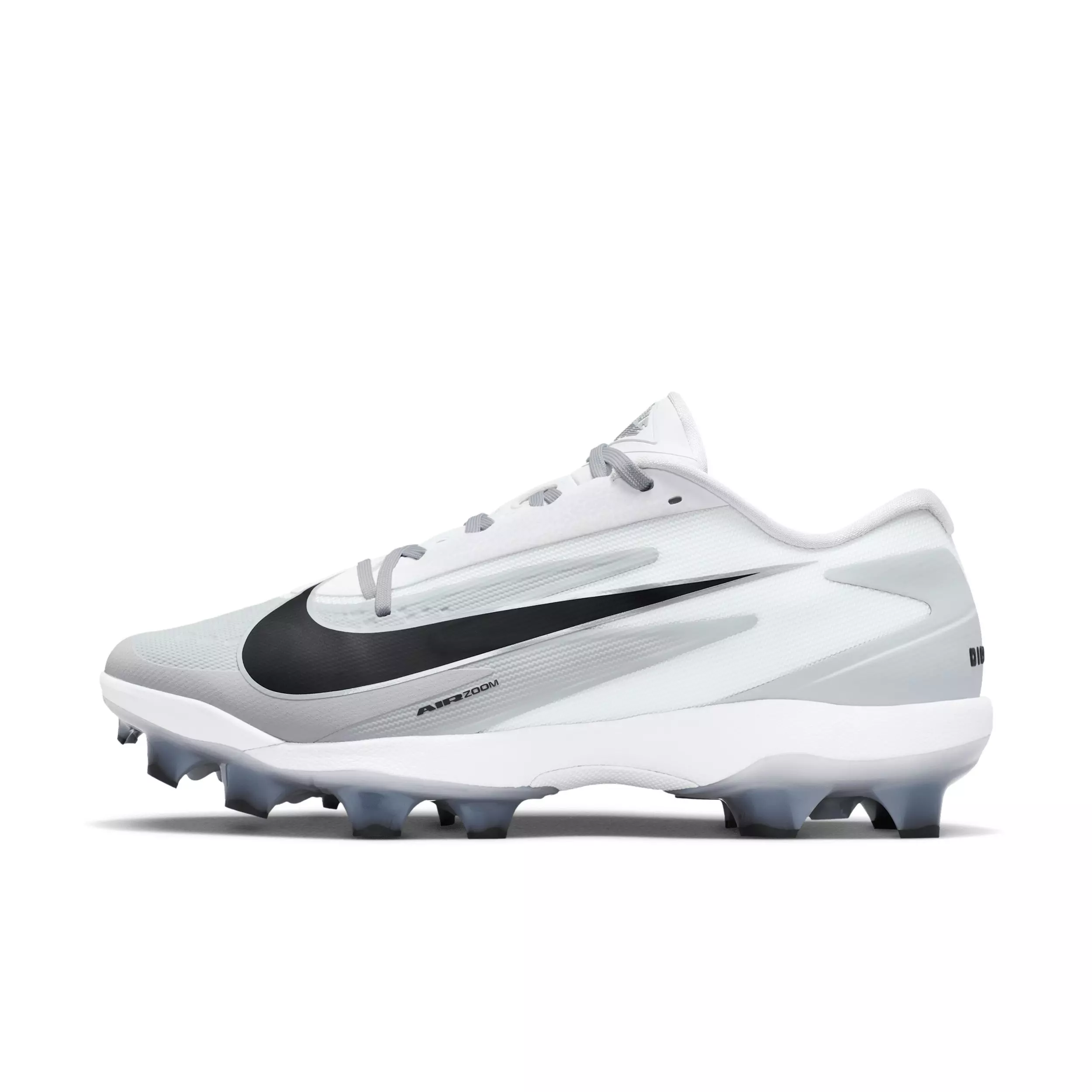 Nike Diamond Standout MCS "Wolf Grey/White/Black" Men's Baseball Cleat - GREY/WHITE/BLACK