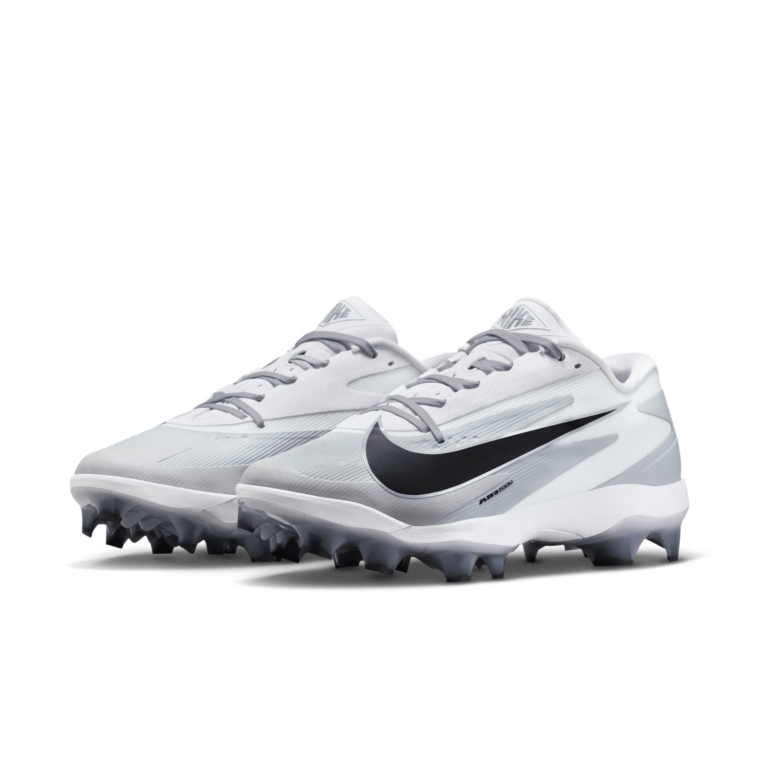 Nike Diamond Standout MCS "Wolf Grey/White/Black" Men's Baseball Cleat - GREY/WHITE/BLACK Thumbnail View 3