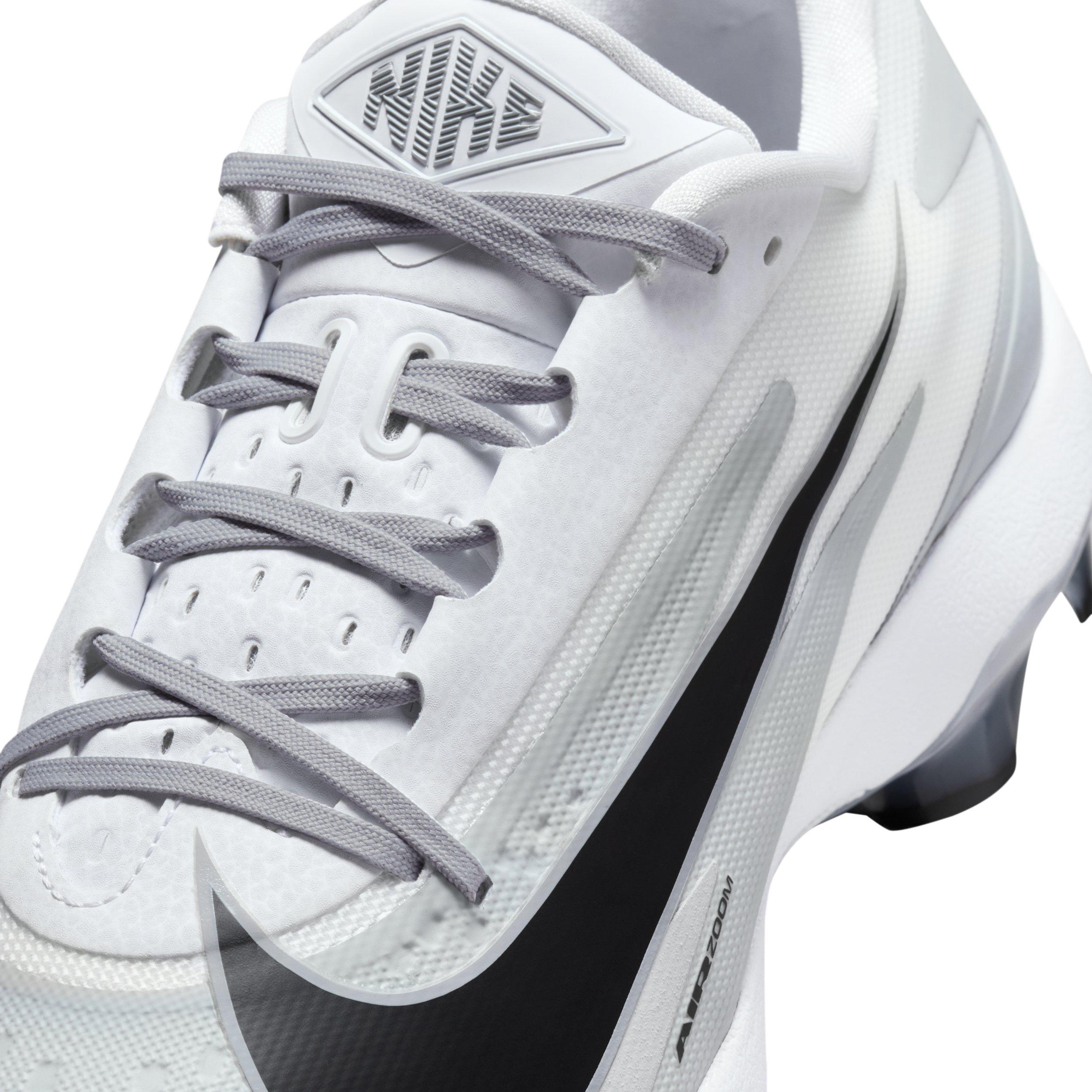Nike Diamond Standout MCS "Wolf Grey/White/Black" Men's Baseball Cleat - GREY/WHITE/BLACK Thumbnail View 8