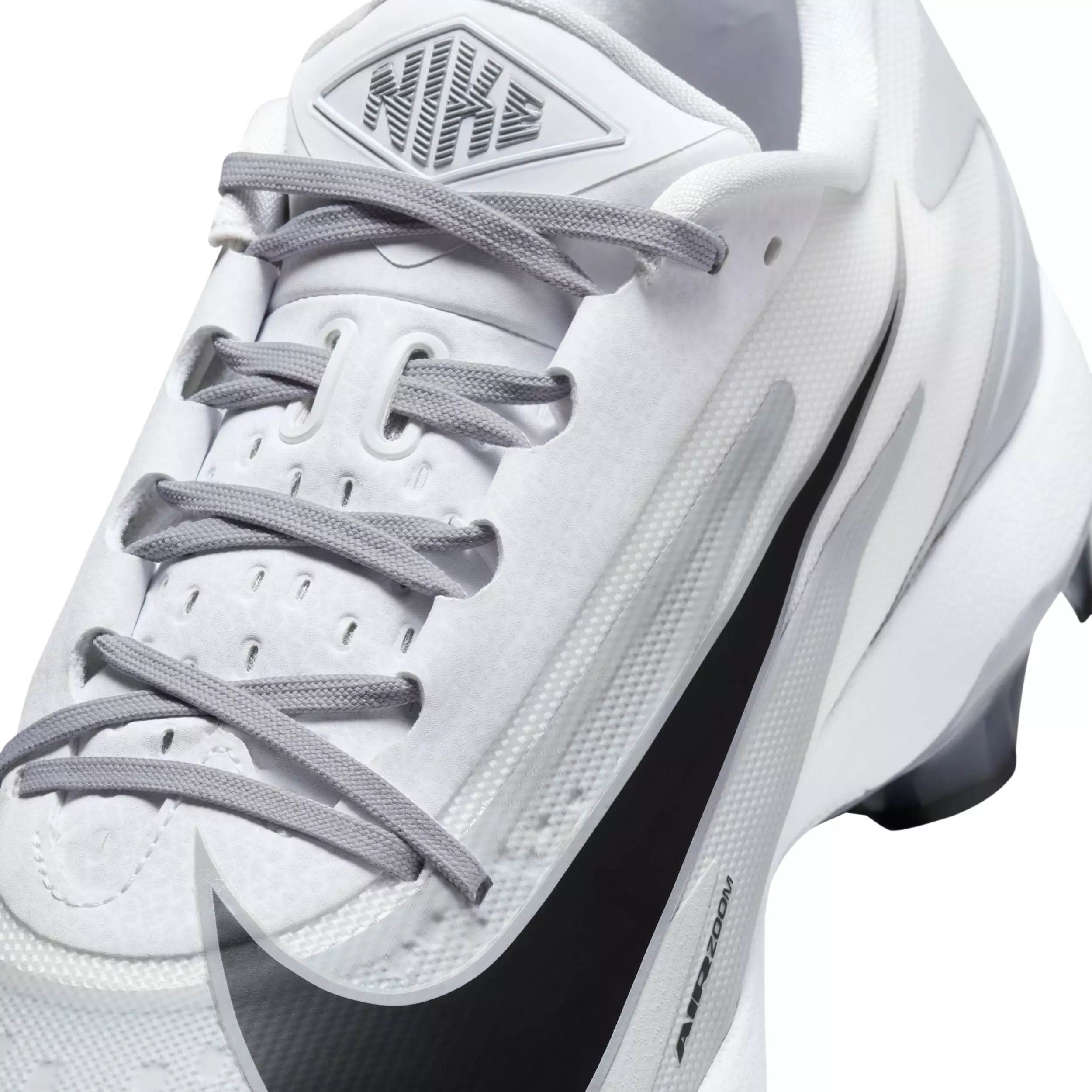 Nike Diamond Standout MCS "Wolf Grey/White/Black" Men's Baseball Cleat - GREY/WHITE/BLACK