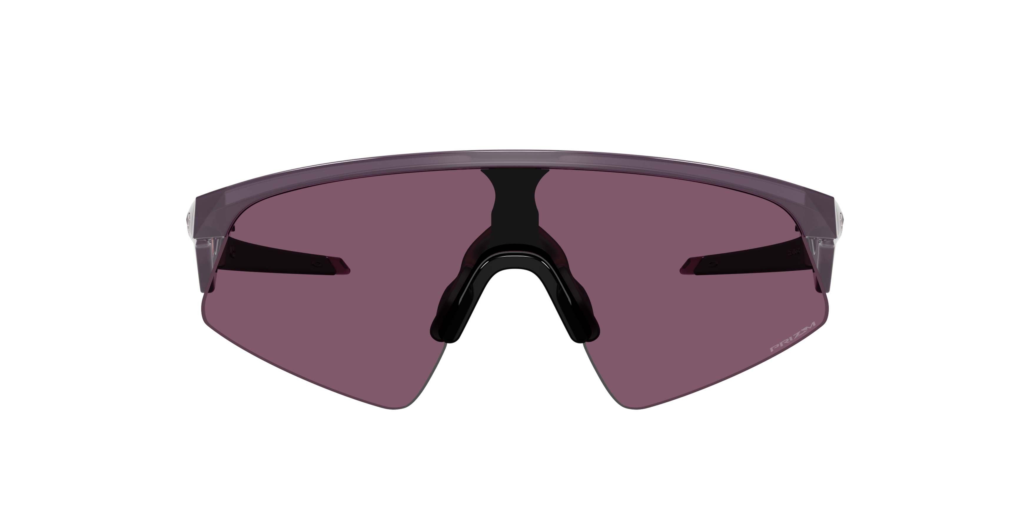 Oakley Youth Fit Resistor Sweep Prizm Indigo Sunglasses - Transparent Aubergine - PURPLE