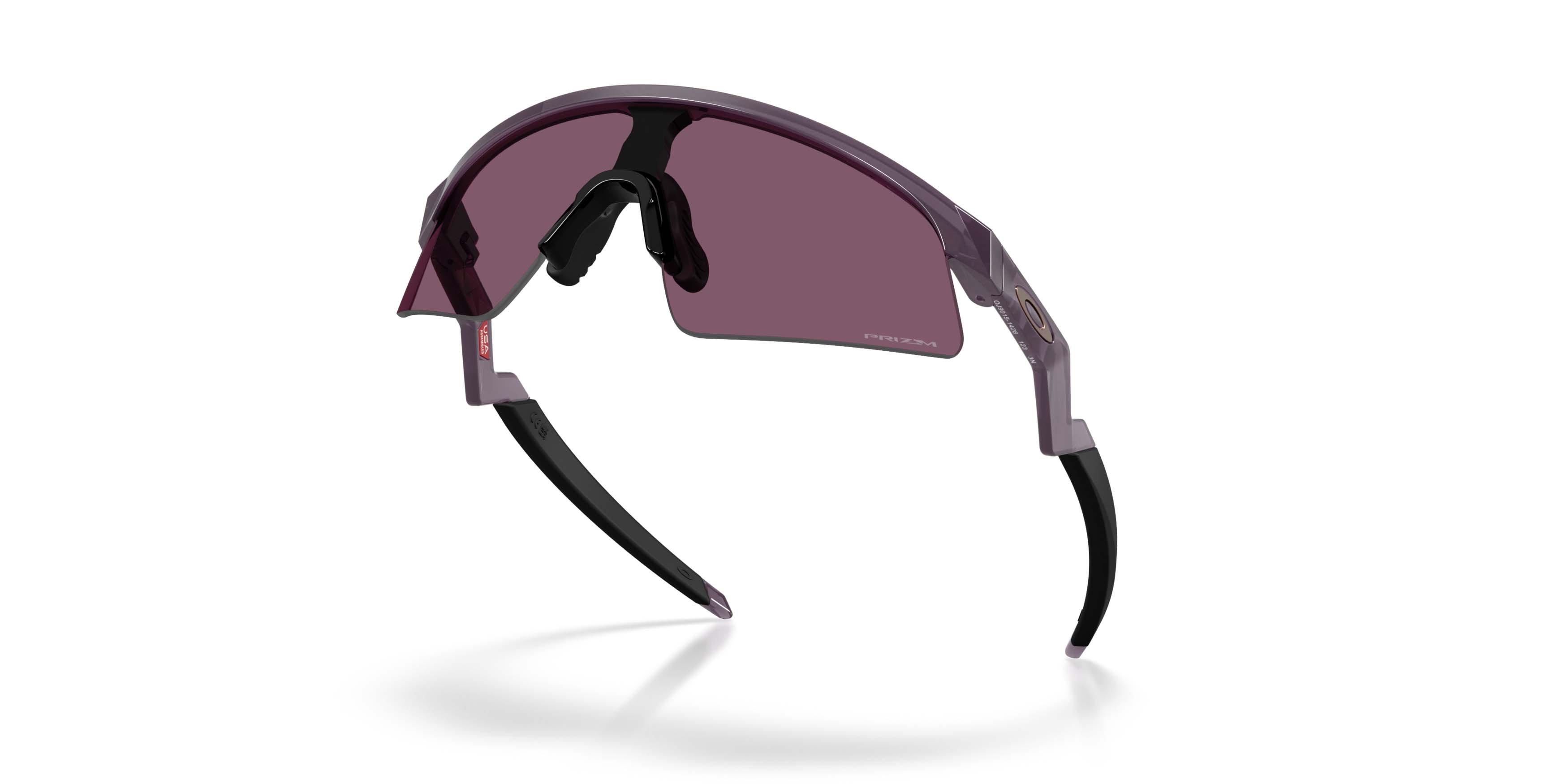 Oakley Youth Fit Resistor Sweep Prizm Indigo Sunglasses - Transparent Aubergine - PURPLE