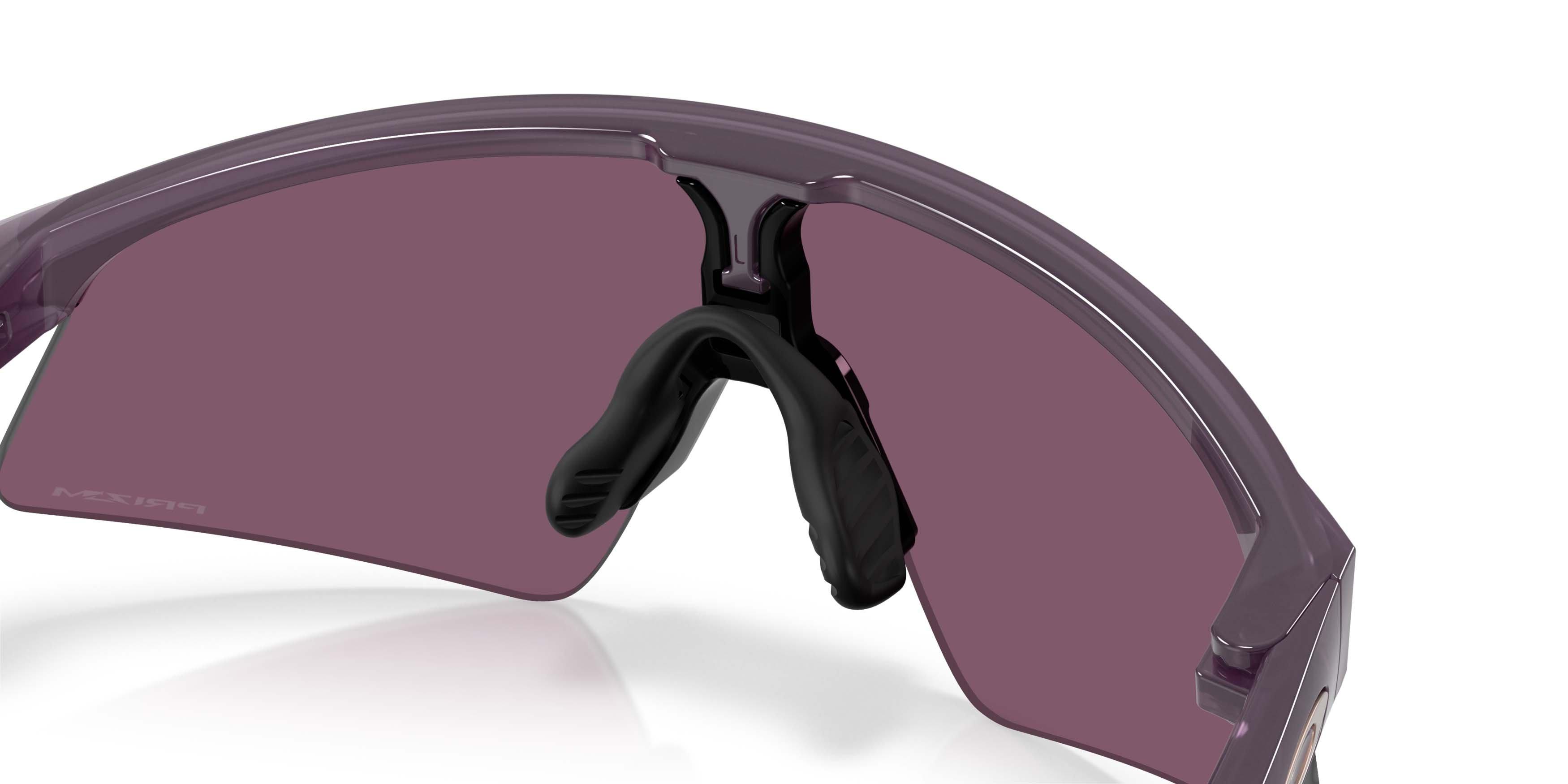 Oakley Youth Fit Resistor Sweep Prizm Indigo Sunglasses - Transparent Aubergine - PURPLE